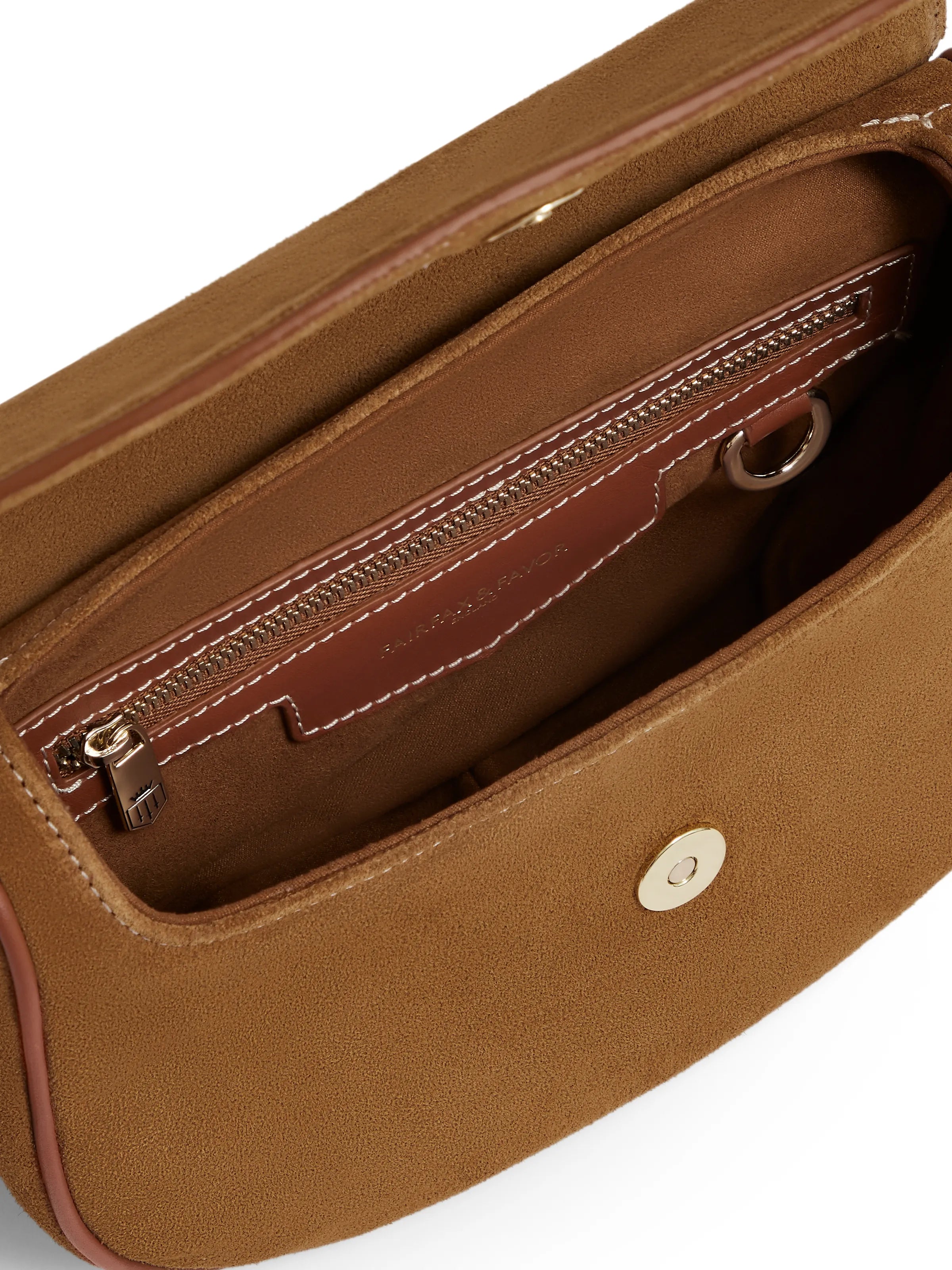 Premium Ohio Saddle Bag in Tan - Durable Leather Equestrian Accessory for Horse Riding, Trail Rides & Western Shows