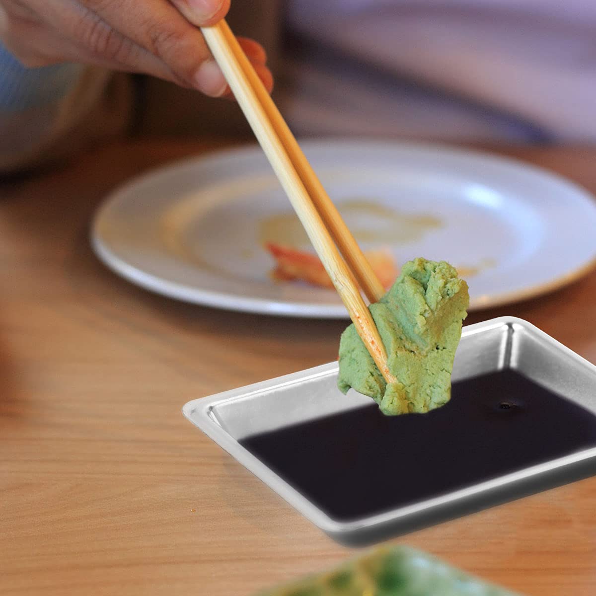 40-Piece Plastic Disposable Sauce Bowls - Small Rectangular Dipping Dishes for Soy Sauce, Condiments & Soups - Perfect for Home, Restaurants, Parties & Catering Events