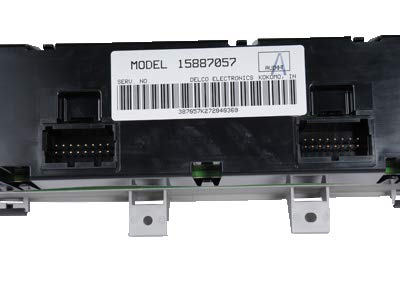 ACDelco GM Original Equipment 15887057 HVAC Control Panel with Rear Defogger Switch - Compatible with Select GM Vehicles, Perfect for Climate Control System Replacement & Winter Driving Safety
