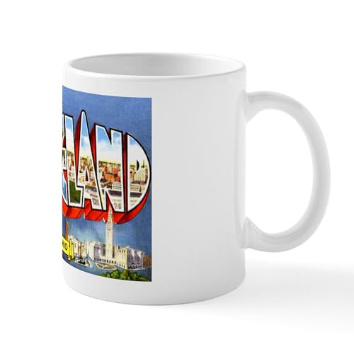 White - Cleveland Ohio Greetings Mug