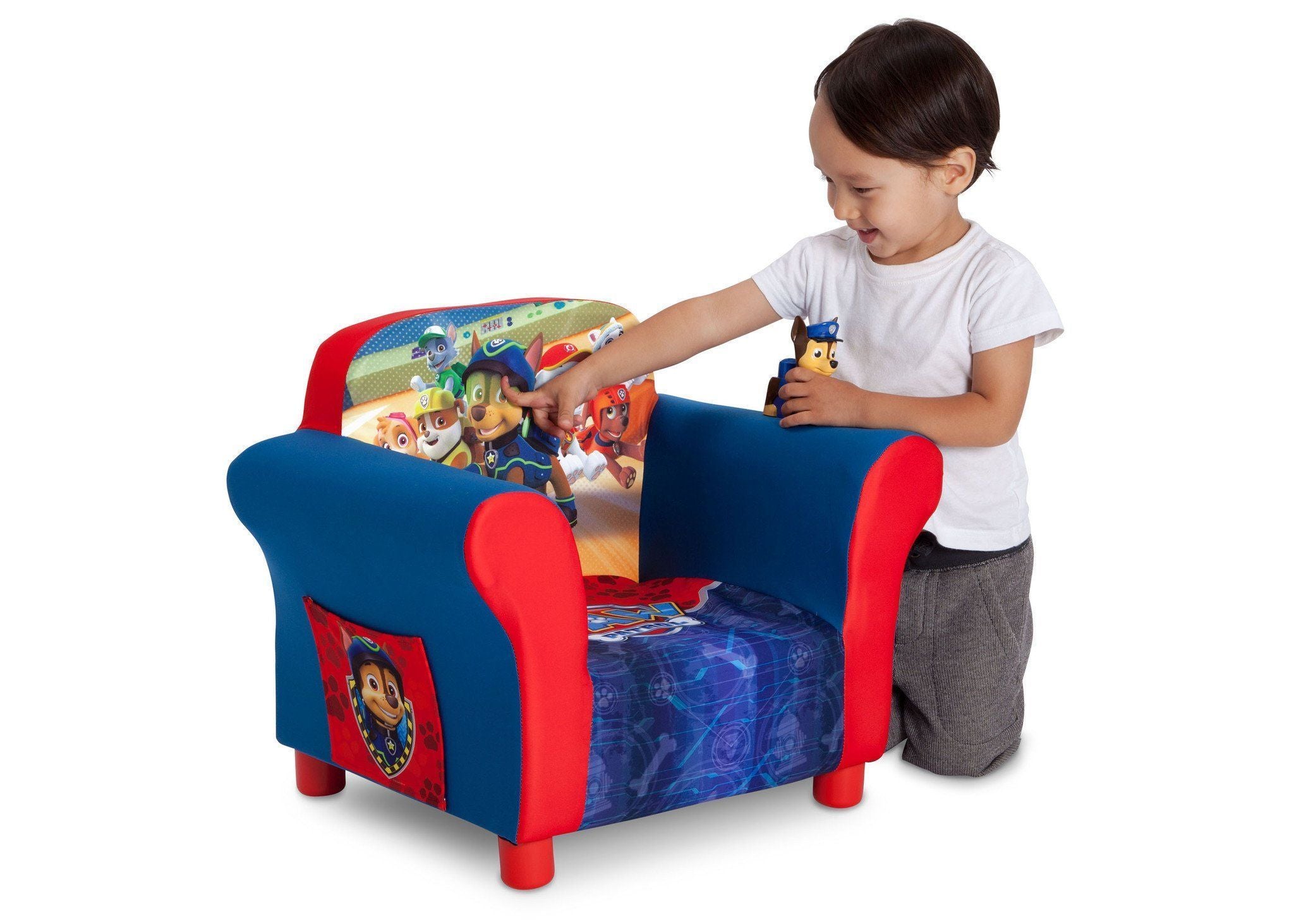 PAW Patrol Kids Upholstered Chair - Soft & Comfortable Toddler Armchair for Bedroom, Playroom, or Nursery - Perfect Gift for Boys & Girls