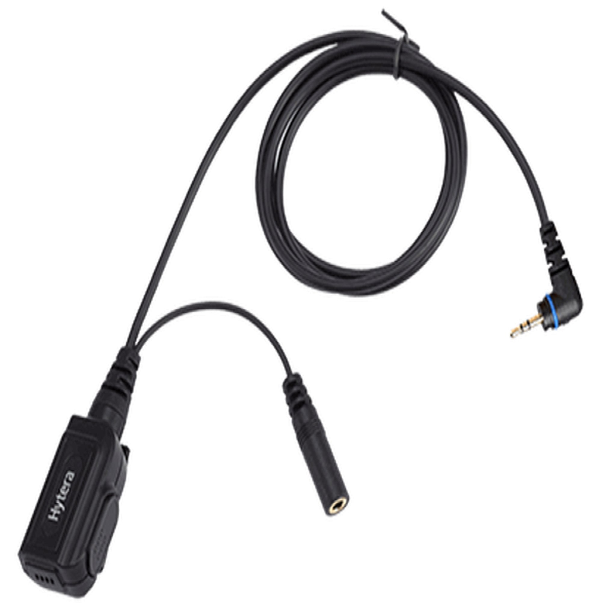 Hytera ACS 01 PTT and Microphone Cable - Professional Two-Way Radio Accessory for Clear Communication (Ideal for Security, Construction & Emergency Teams)