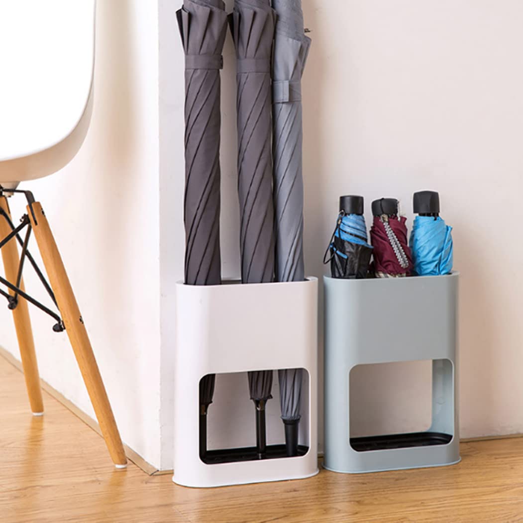Modern Blue Ouken Umbrella Stand Holder - Waterproof Umbrella Storage Rack for Entryway, Home & Office - Perfect for Rainy Days & Organized Spaces