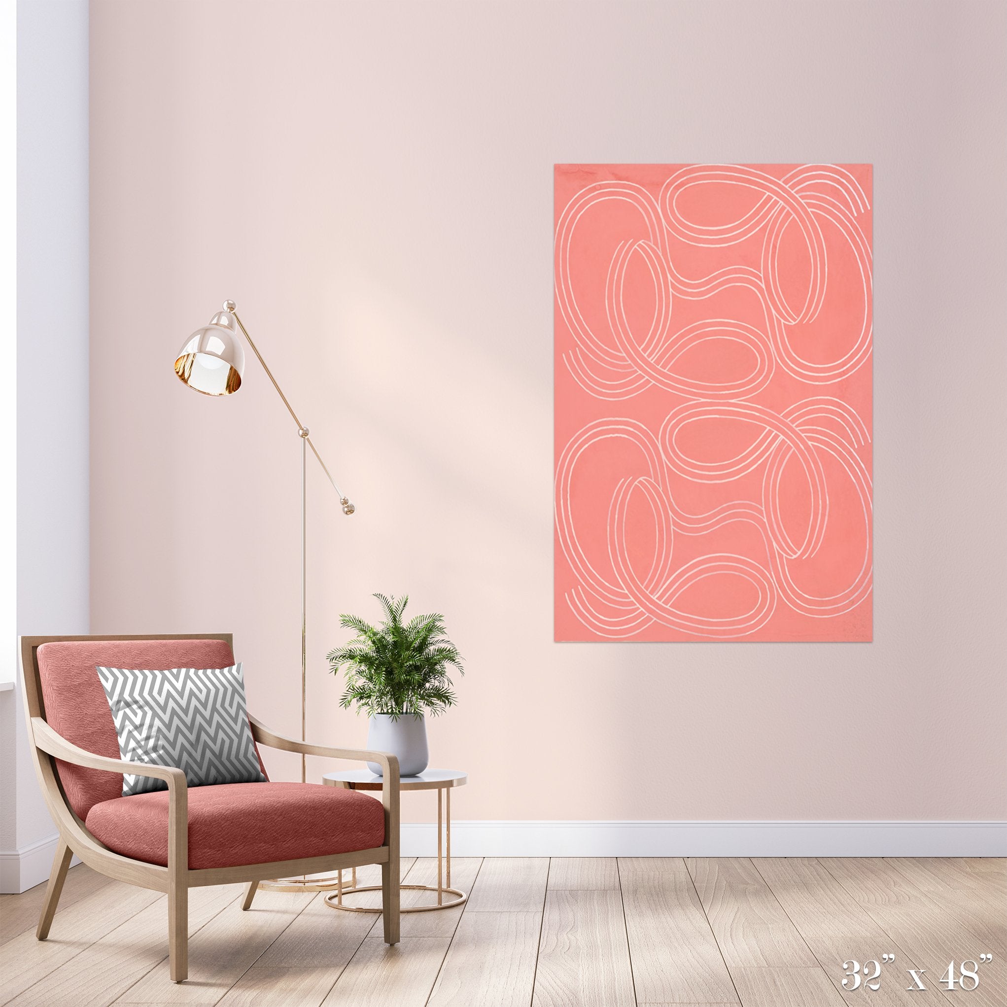 Candy Swirl Colossal Art Print - Vibrant Abstract Wall Decor for Living Room, Bedroom & Office - Perfect for Home & Office Decor