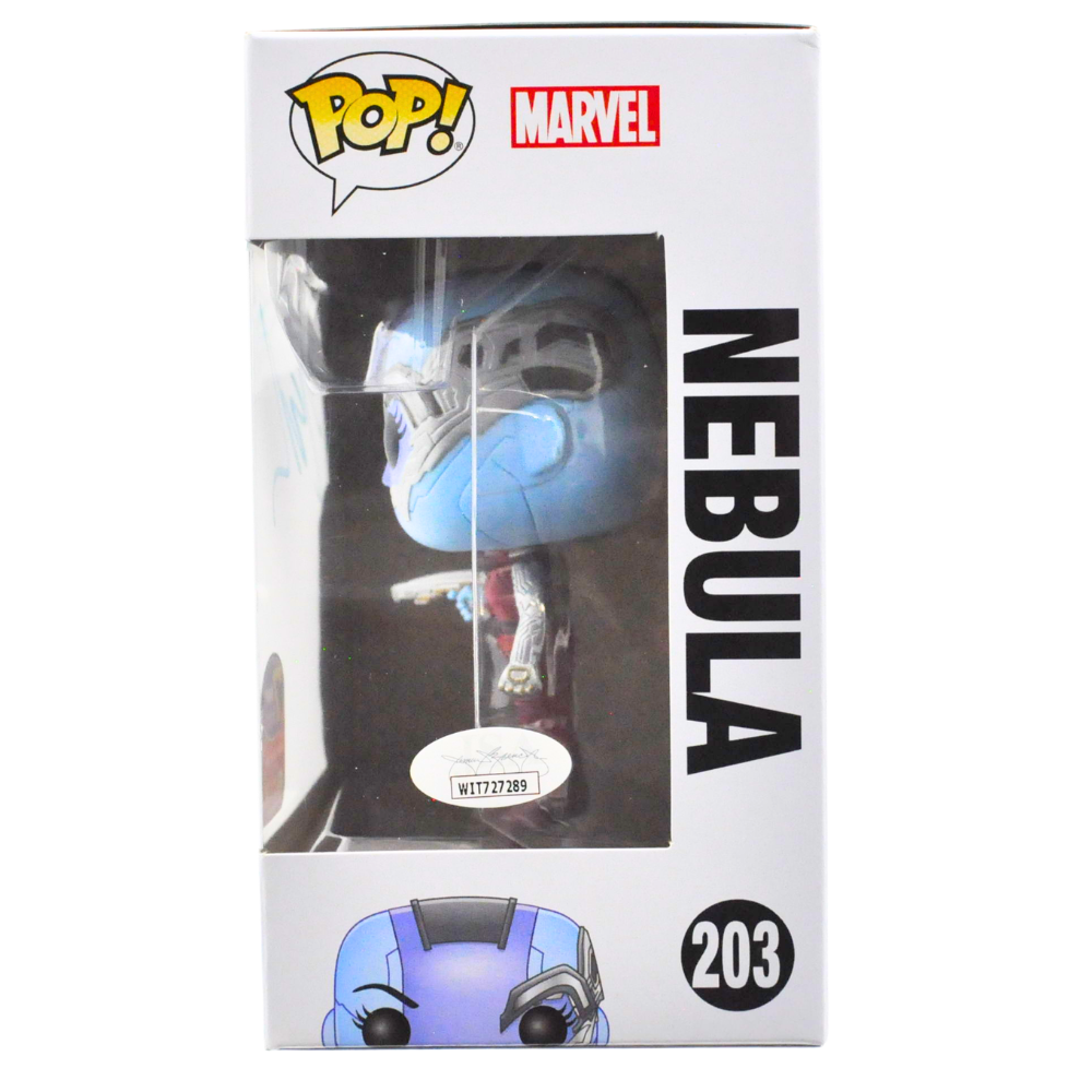 Karen Gillan Autographed Nebula Pop! Vinyl Figure - Guardians of the Galaxy Vol. 2 Exclusive Collectible (203/15) - Perfect for Marvel Fans, Comic Con Displays & Pop Culture Collections