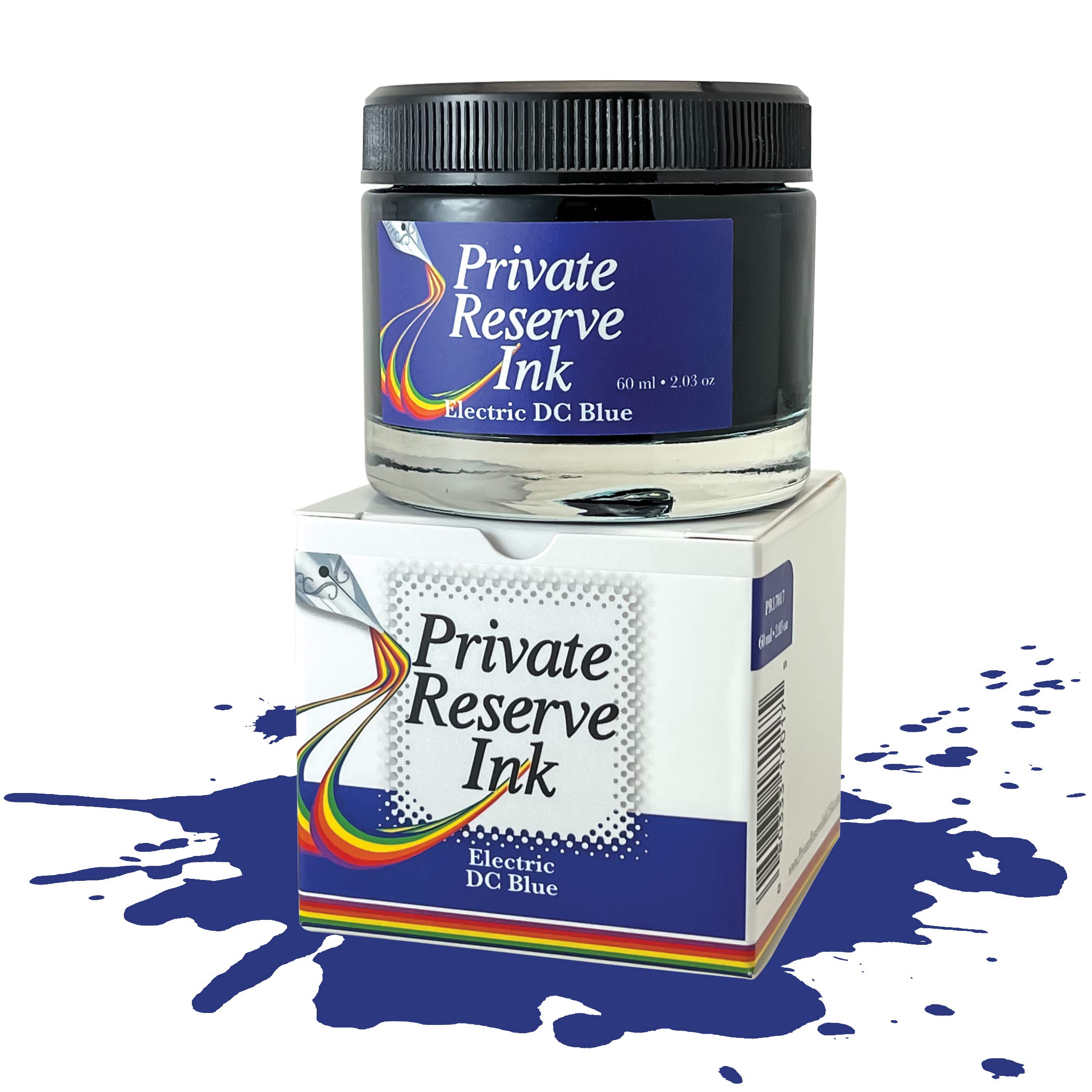 60ml Electric DC Blue Ink Bottle - Premium Refill for Fountain Pens, Calligraphy & Art - Ideal for Writing, Drawing & Craft Projects