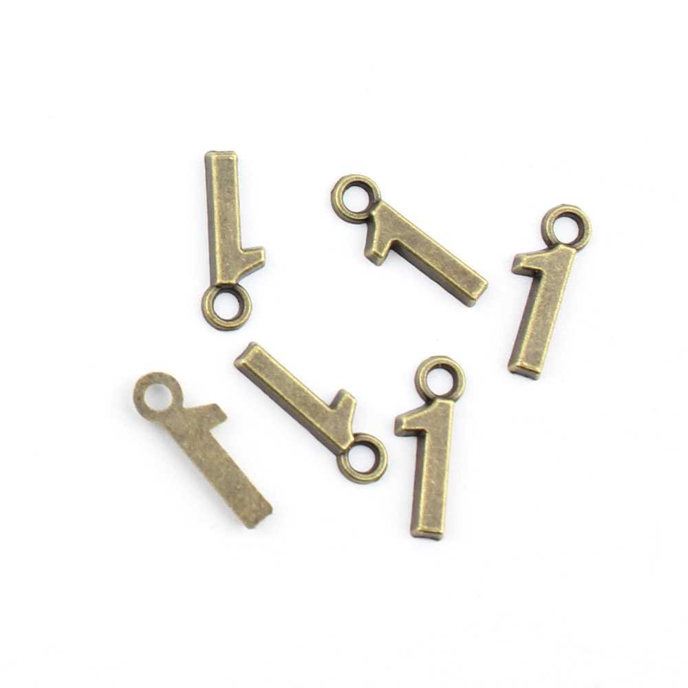 Wholesale Jewelry Making Charms - Number 1 Pendant Supplies for DIY Repair & Crafting | Perfect for Necklaces, Bracelets & Gift Making