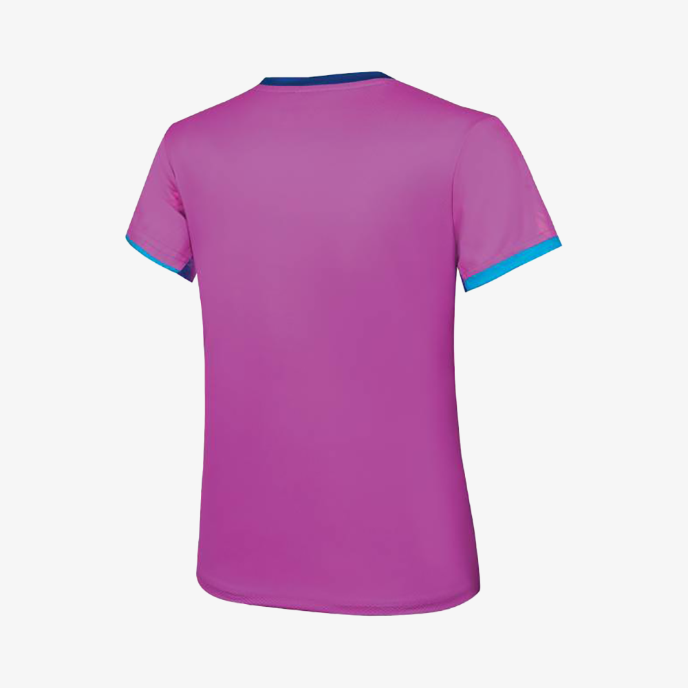 Victor Women's Tournament Performance T-Shirt 51013Q - Breathable Quick-Dry Athletic Tee for Tennis, Running & Gym Workouts (Raspberry Red)