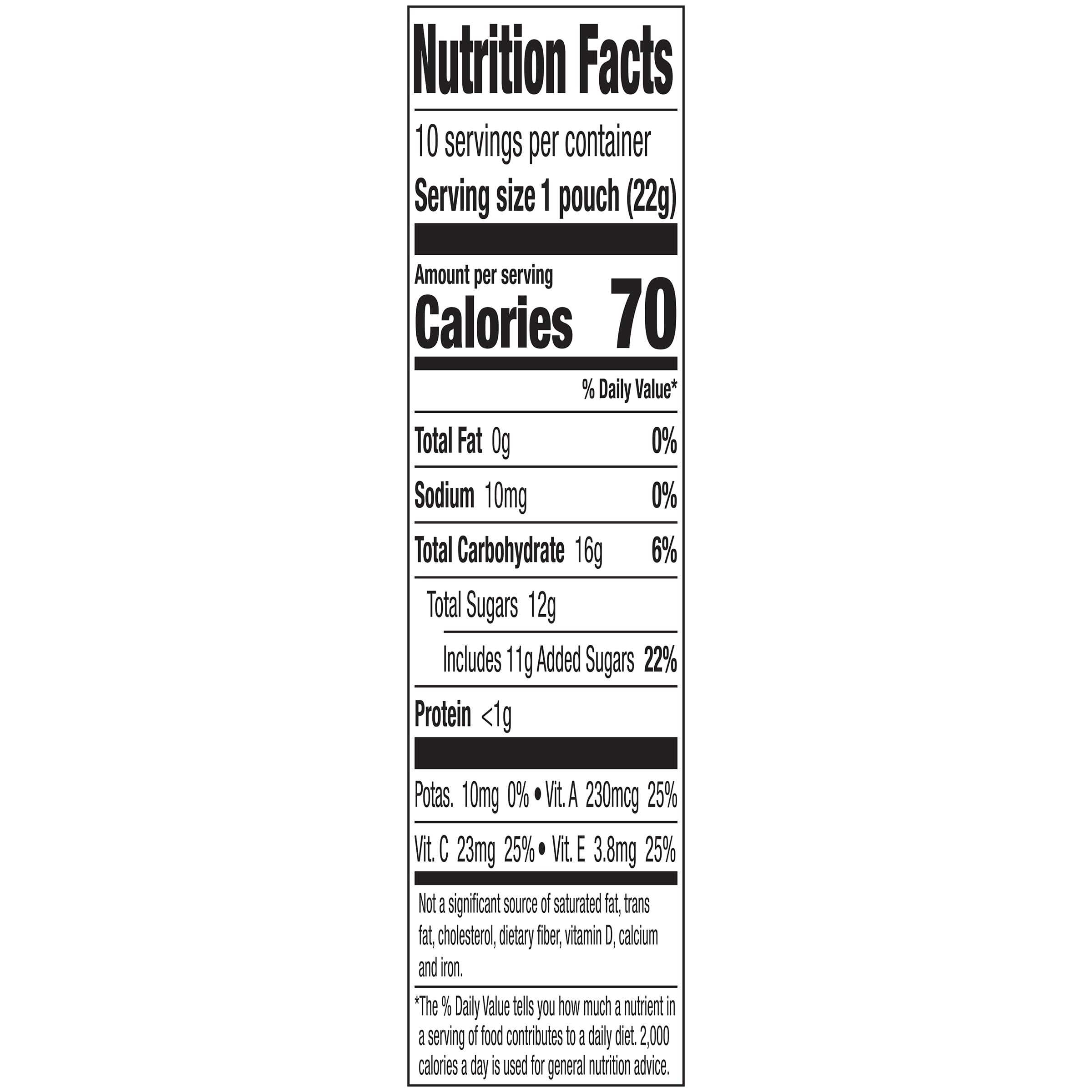 Funables Mixed Berry Fruit Snacks - 0.8oz Pouches (Pack of 10) | Gluten Free Kids Snacks for Lunch Boxes, School, Travel & On-the-Go Healthy Treats