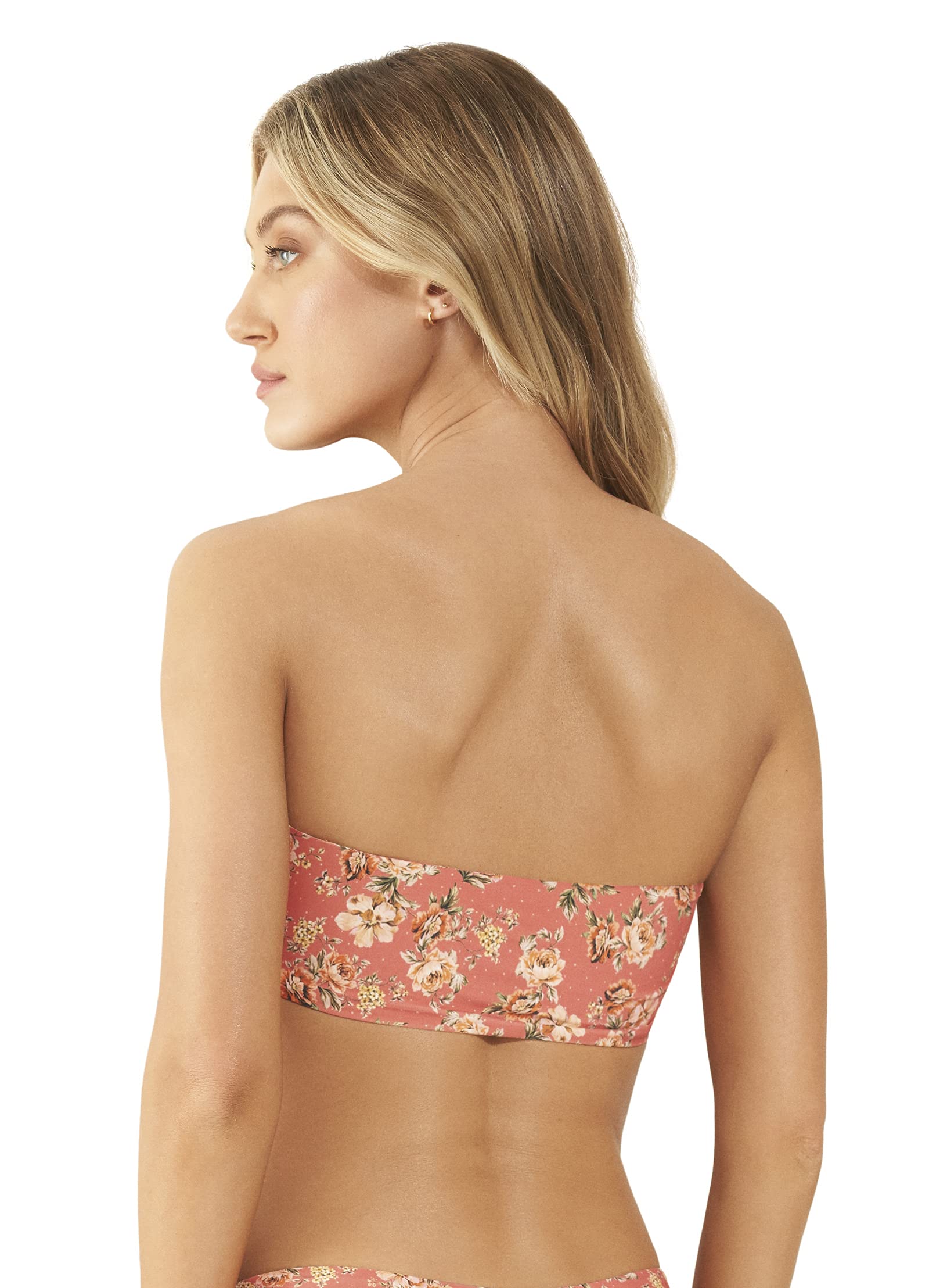 Maaji Women's Bandeau Top with Removable Soft Cups & Adjustable Straps - Perfect for Beach, Pool, Yoga & Summer Outfits
