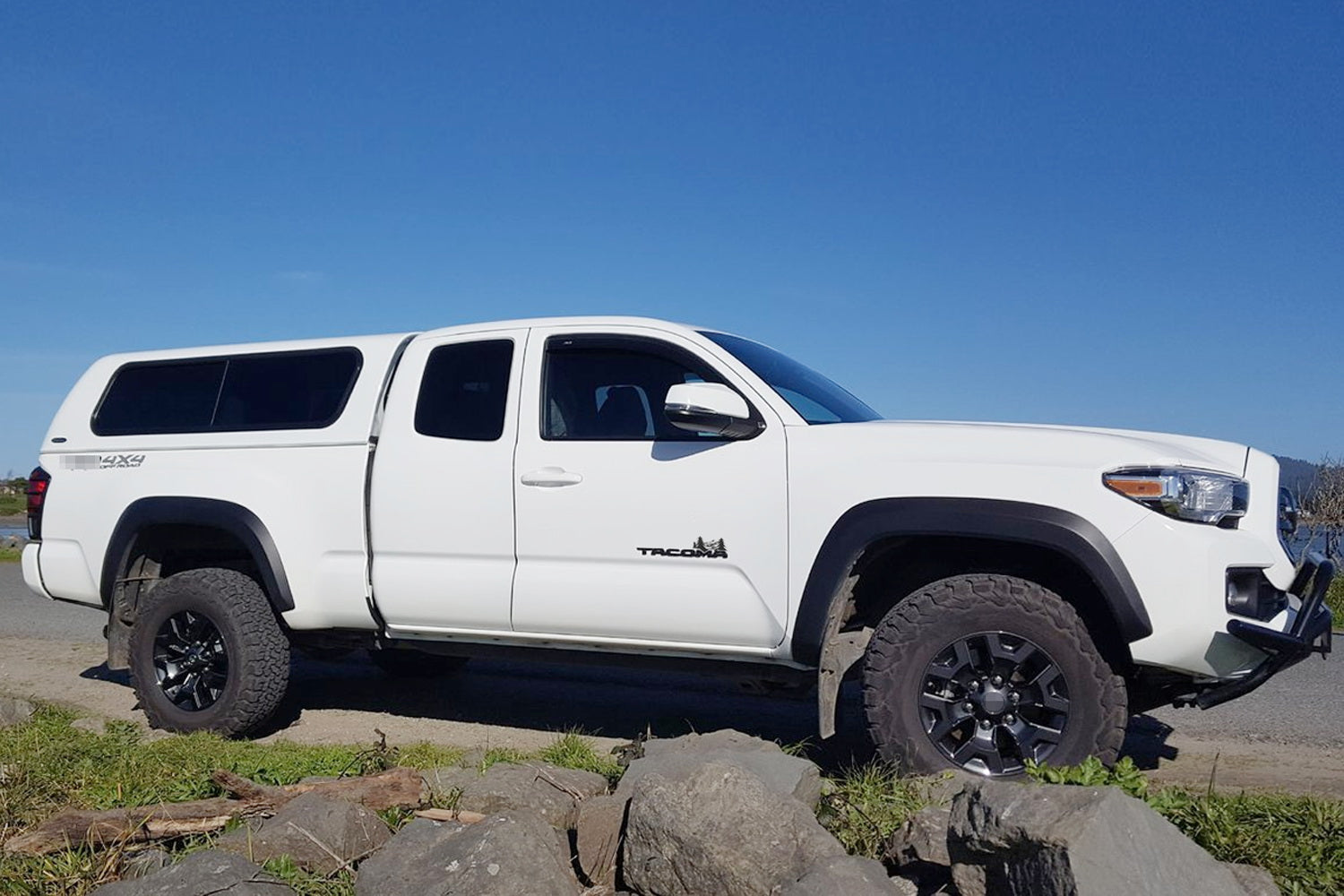 Black Mountain Trail Team Fender Decals (2-Pack) for Toyota Tacoma Tundra 4Runner FJ - Off-Road Adventure Stickers for Truck & SUV Customization