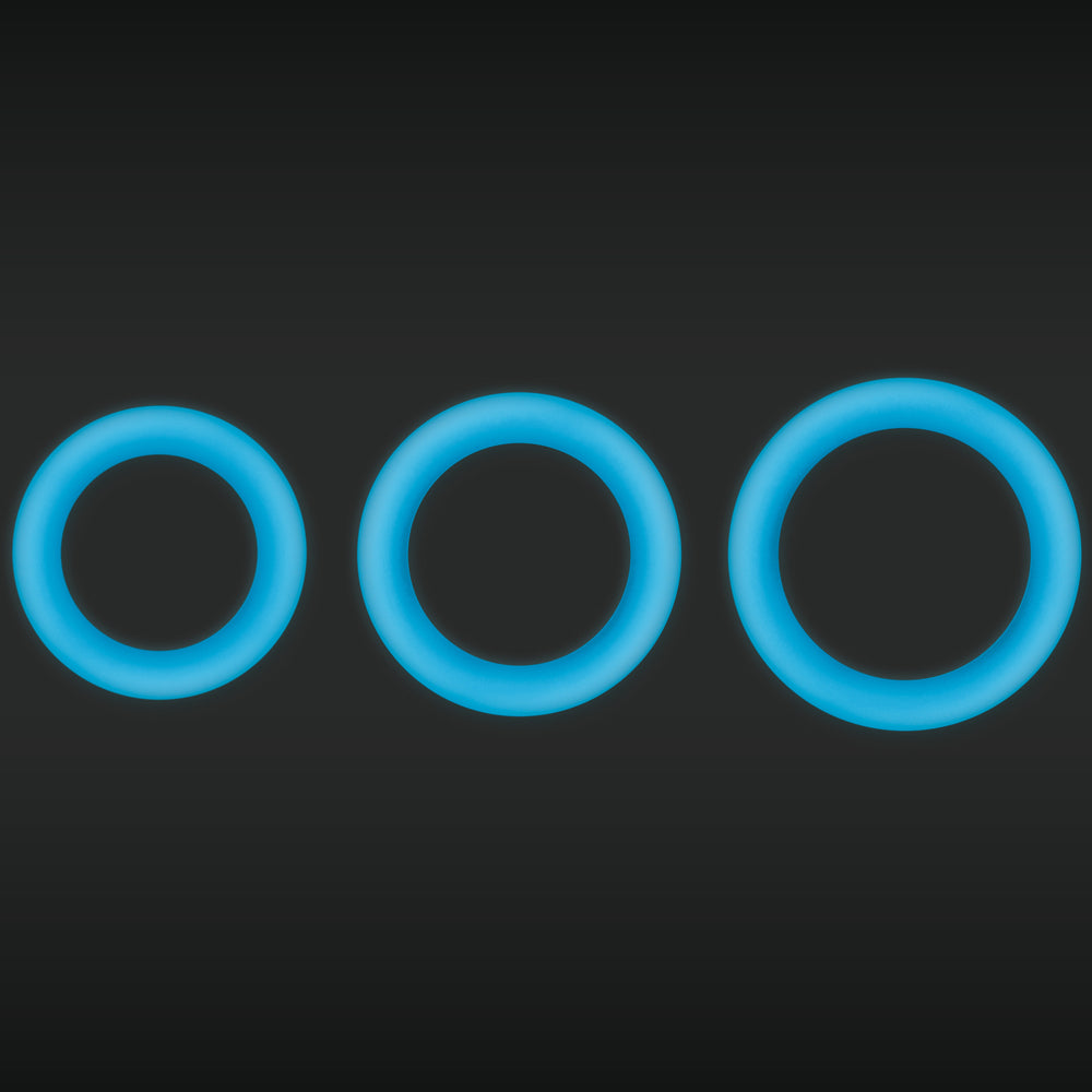 Glow in The Dark Cock Ring - Firefly Halo Large Size Pleasure Ring for Men | Enhance Intimacy & Sensation | Perfect for Nighttime Play & Couples Fun