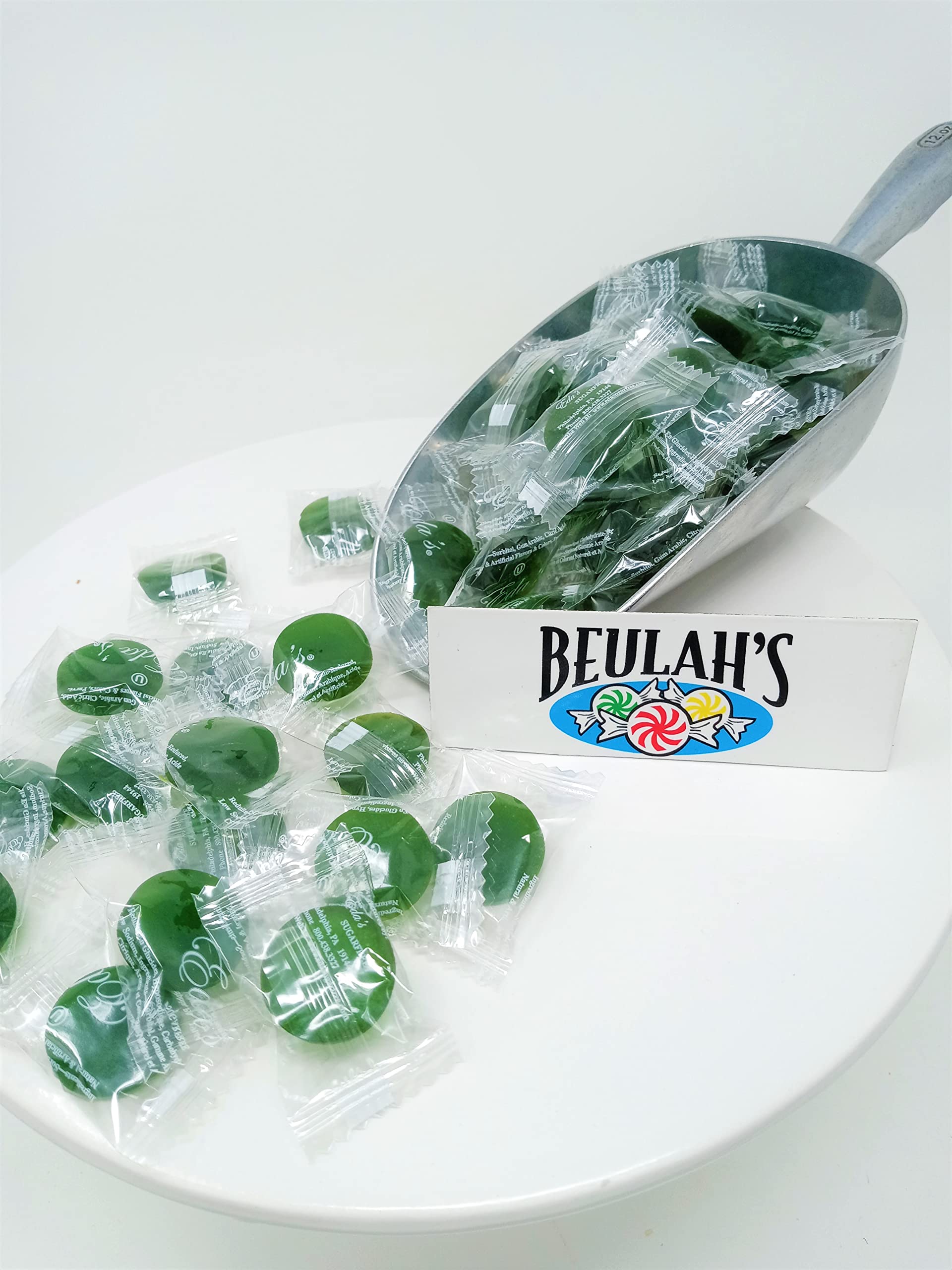 Sugar Free Green Apple Hard Candy - 1 Pound Bag | Delicious Low-Calorie Snack for Diabetics & Keto Diet | Perfect for Parties, Gifts & On-the-Go Treats