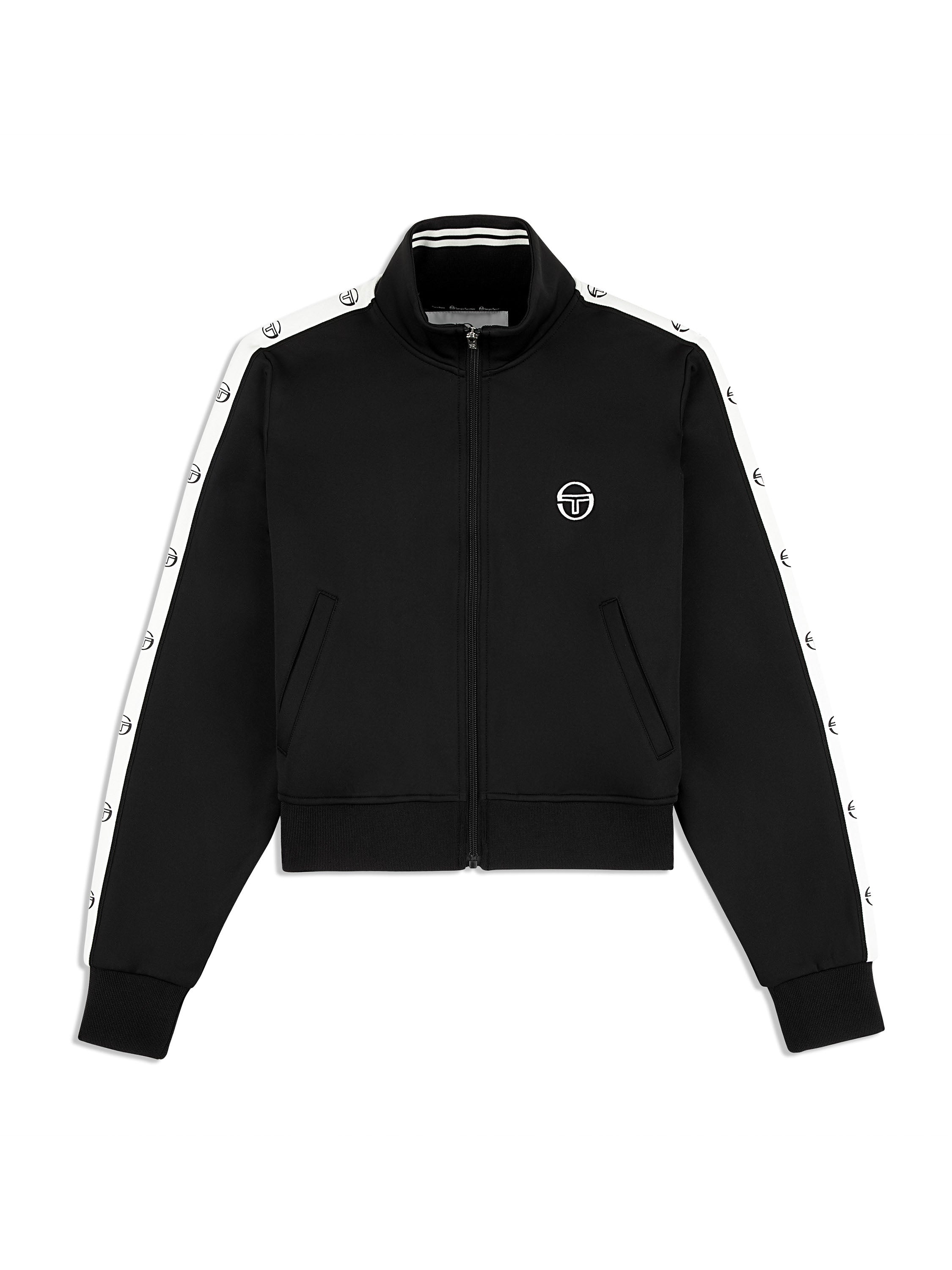 Ardea Cropped Track Jacket for Women - Lightweight Running Jacket, Breathable Workout Top with Zipper (Black) - Perfect for Gym, Jogging & Outdoor Sports