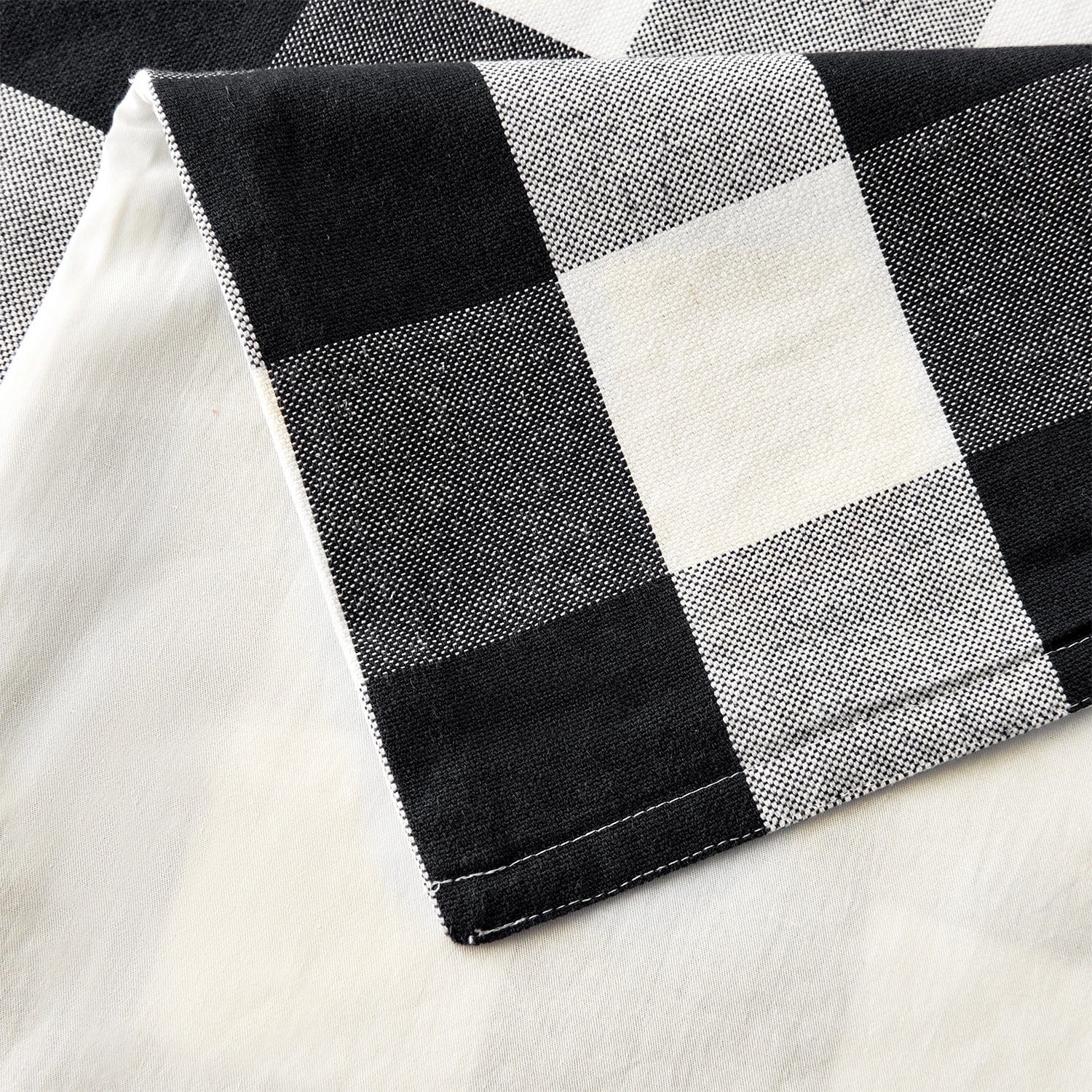 Camille Buffalo Check Duvet Cover Set - Soft Cotton Bedding for Cozy Winter Nights - Perfect for Farmhouse & Rustic Bedroom Decor