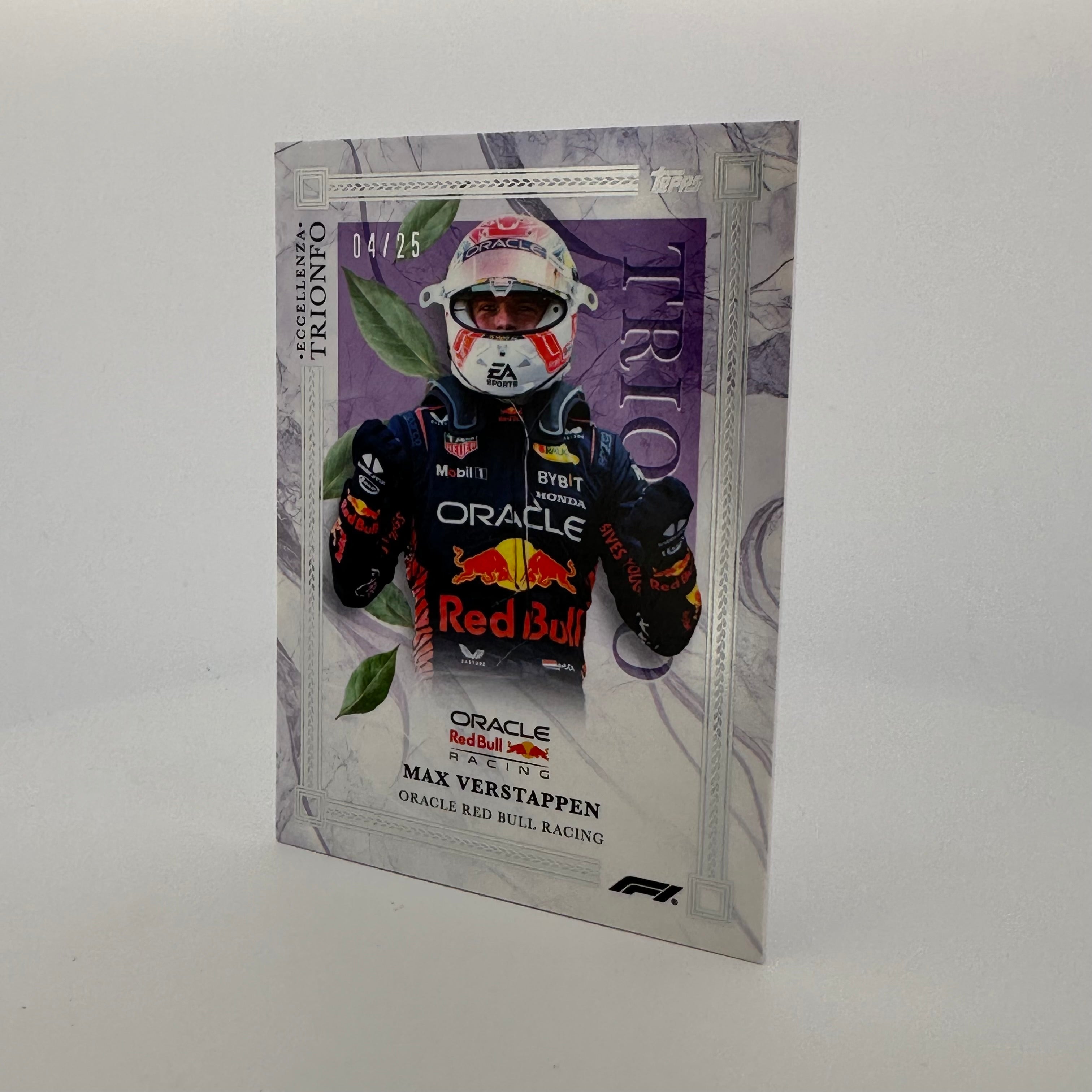 Max Verstappen 2023 Eccellenza Trionfo Purple 1/25 Scale Model - Perfect for F1 Racing Fans, Collectors & Home/Office Display