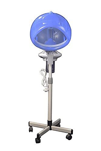 Professional Hair Steamer Machine for Deep Conditioning - Black | At-Home Salon Hair Treatment for Hydration & Repair | Perfect for Dry, Damaged & Curly Hair Care