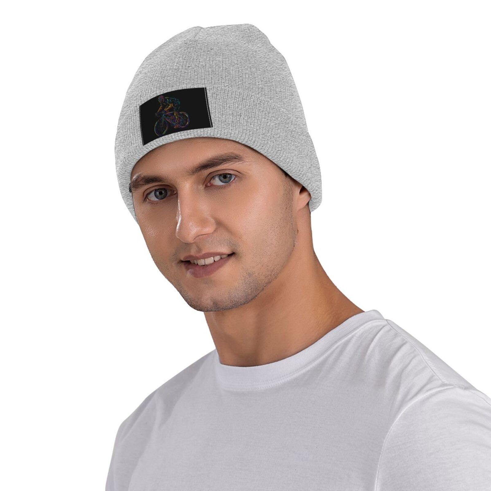 Men's & Women's Knit Cuffed Beanie Hat - Winter Warm Skull Cap for Cycling & Outdoor Activities | Unisex Fashion Accessory for Cold Weather
