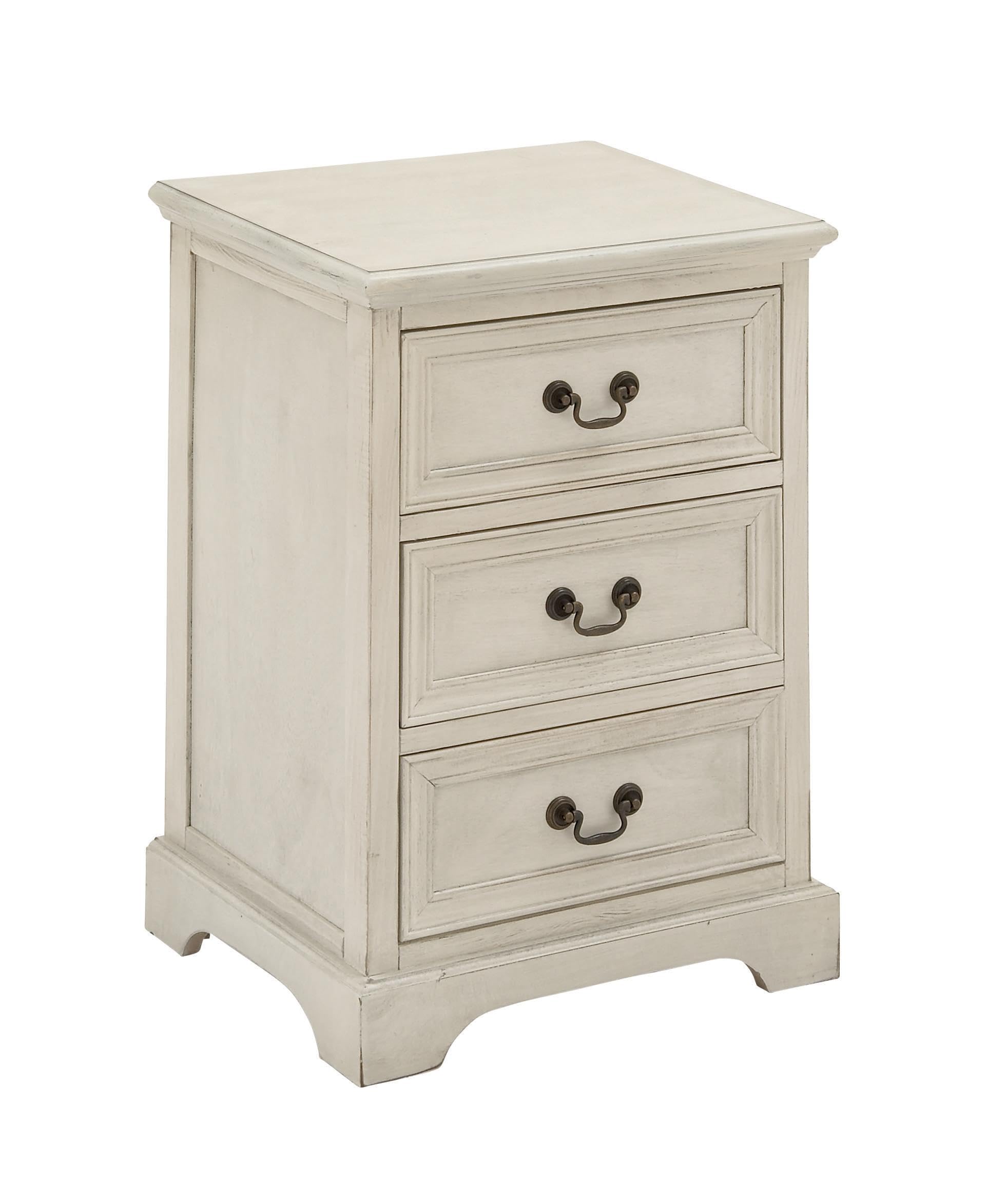 Deco 79 Wooden 3-Drawer Storage Cabinet - Cream Accent Cabinet 17