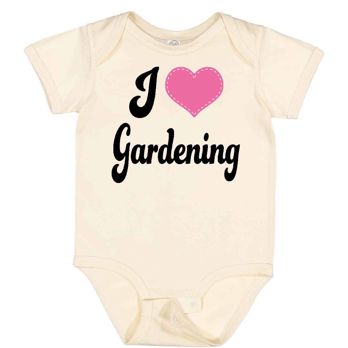 Inktastic Gardener I Love Gardening Baby Bodysuit - Cute Organic Cotton Onesie for Infants & Toddlers - Perfect Gift for Gardening Enthusiasts, Outdoor Activities & Family Photos