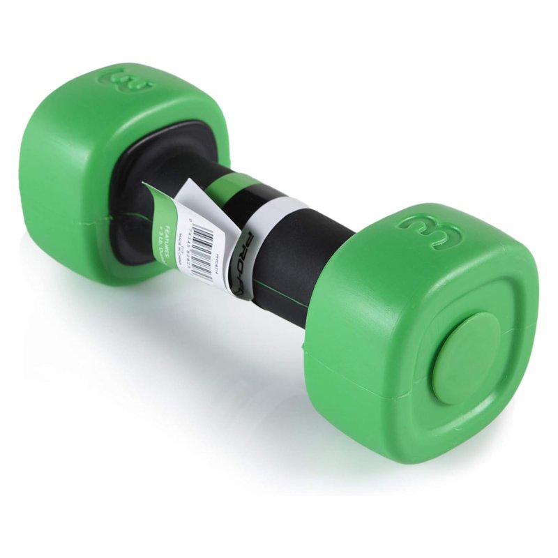 ProForm 3LB & 5LB Square Polypropylene Dumbbell Pairs Set - Home Gym Workout Equipment for Strength Training & Fitness