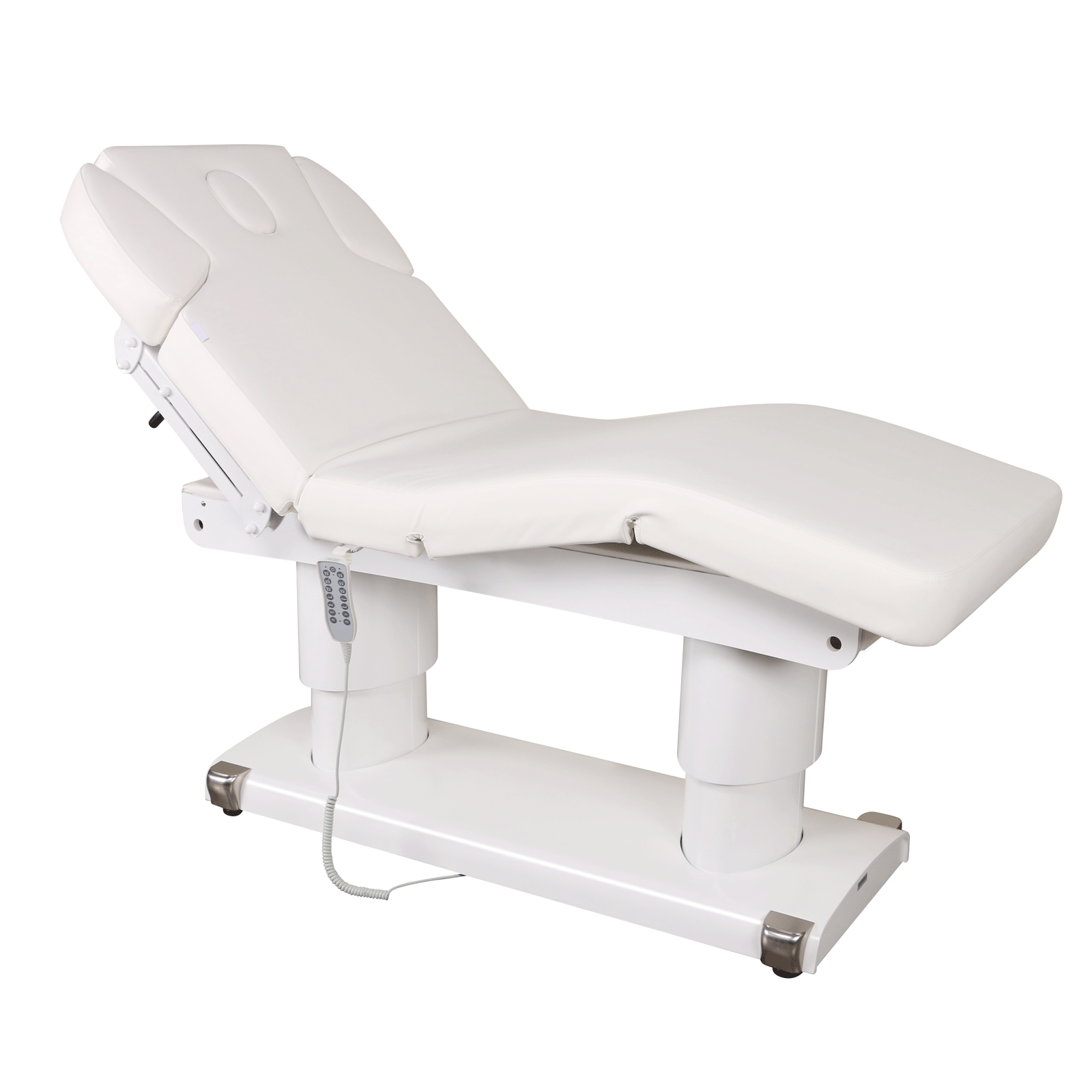Professional BELVEDERE Electric Massage Table for Spa & Salon - Adjustable Height & Reclining Backrest - Perfect for Massage Therapy, Facial Treatments & Relaxation