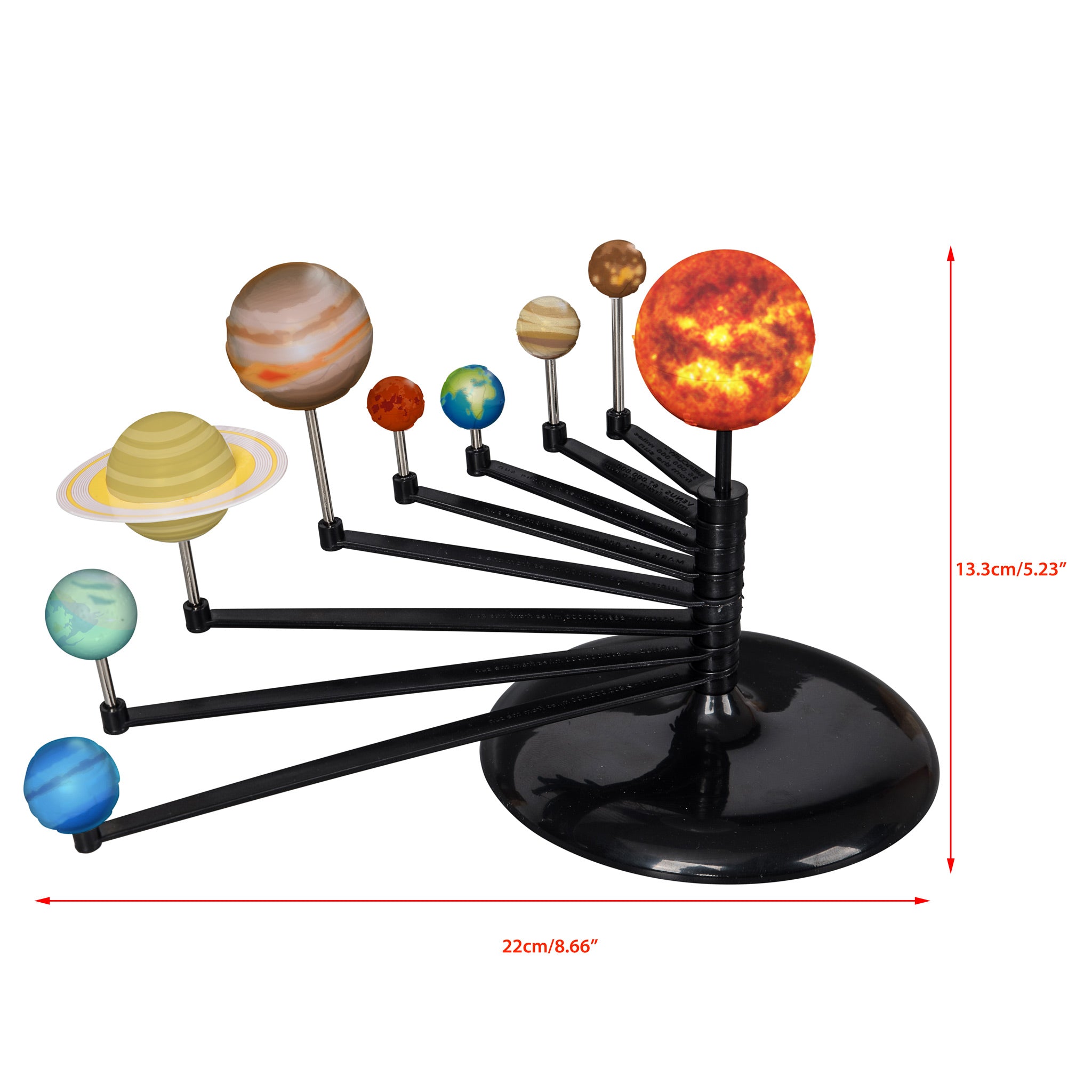 HEEBIE JEEBIES Creator Solar System Model Kit - Educational STEM Toy for Kids & Adults - Perfect for Science Classrooms, Home Learning & Astronomy Enthusiasts