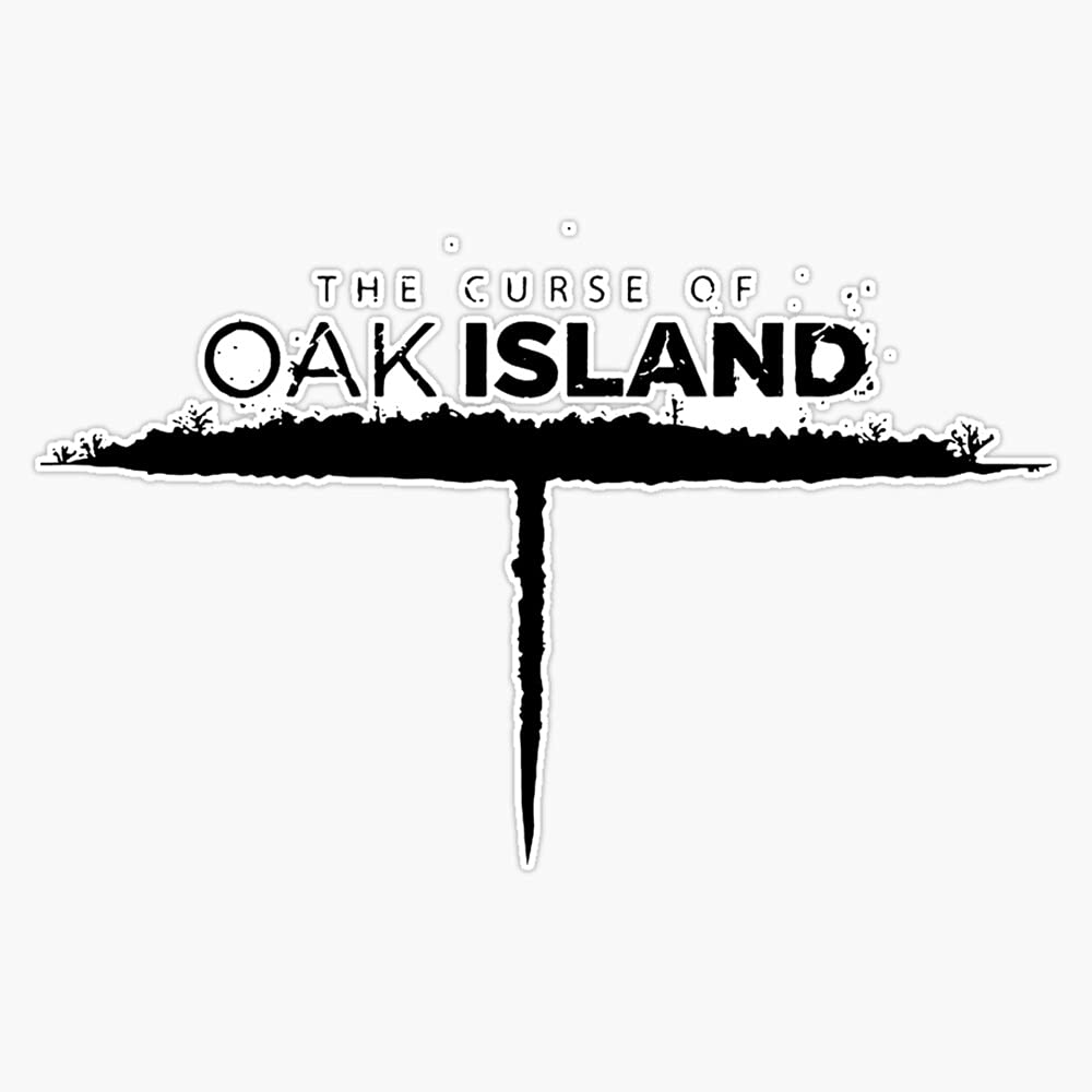 Oak Island Bumper Sticker - 5 Inch Vinyl Window Decal for Cars, Trucks & Laptops - Waterproof & Durable Outdoor/Indoor Decoration