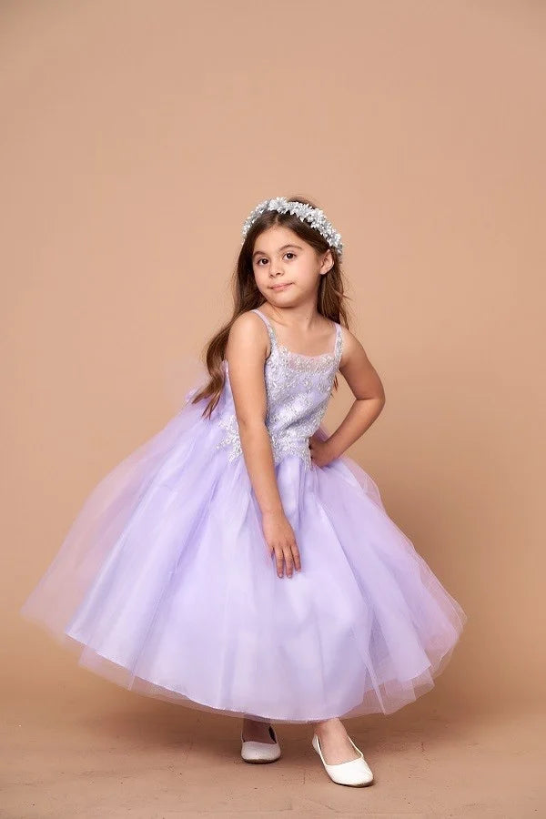 Elegant Flower Girl Dress for Weddings & Special Occasions - Style D778 | Perfect for Bridal Showers, Birthday Parties & Formal Events