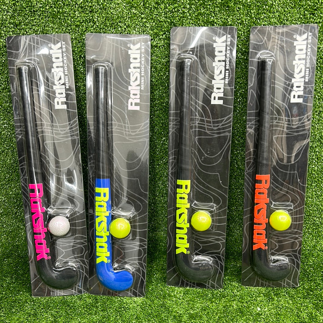 Rakshak Mini Field Hockey Set - Portable Hockey Sticks & Ball for Kids & Adults - Perfect for Backyard, Park, and Indoor Play