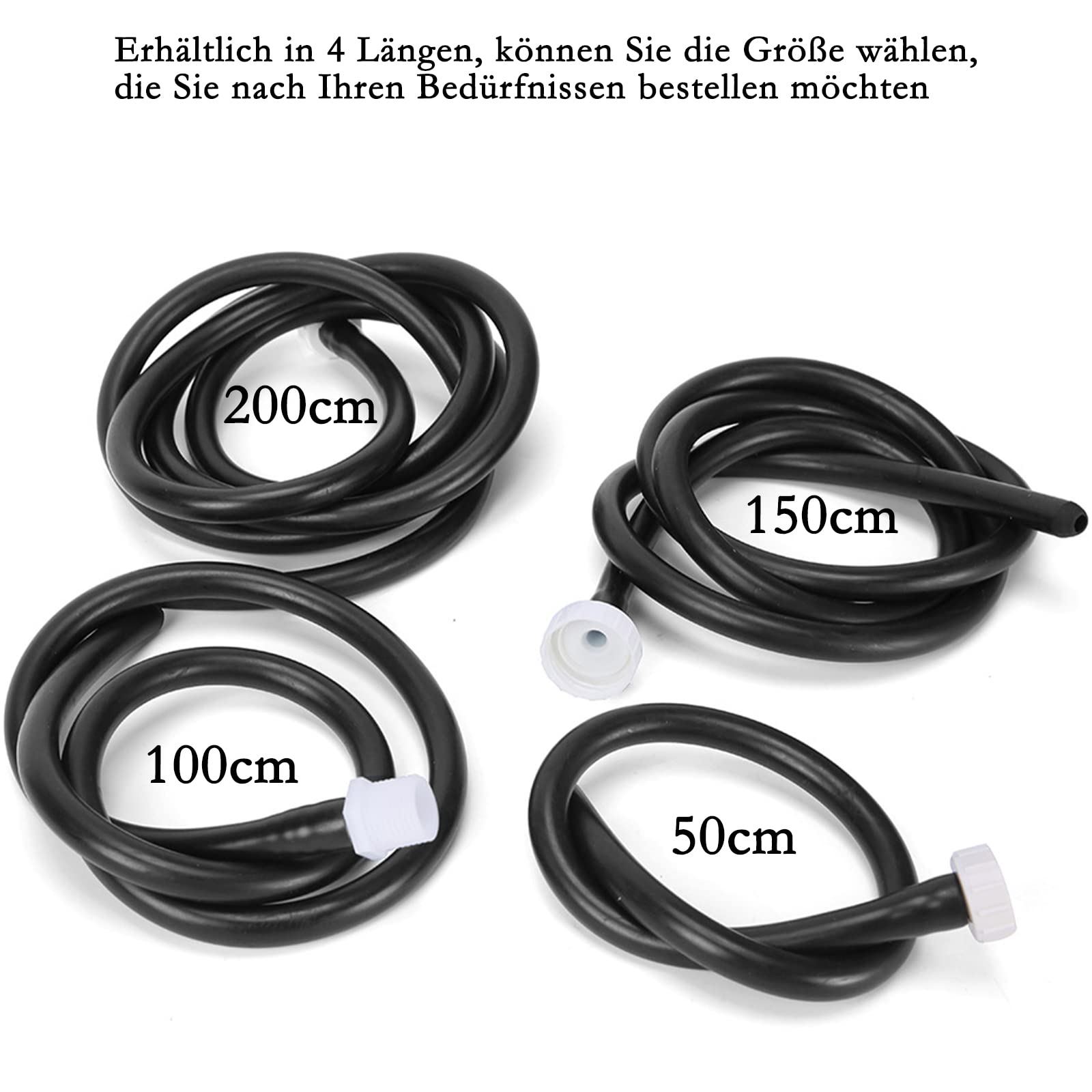 BDSMAGE Rinse Irrigator with 3 Nozzle Attachments - 50cm/100cm/150cm/200cm Adjustable Shower for Men & Women - Intimate Hygiene, Enema & Body Cleansing - Flexible Hose & Waterproof Design - Perfect for Home Spa, Travel & Personal Care Routines