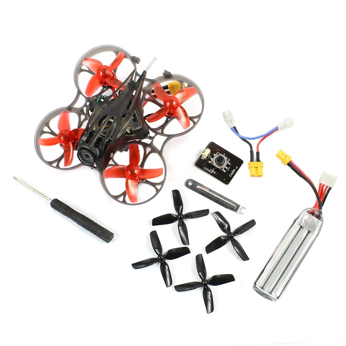 Happymodel Mobula7 HD 2-3S 75mm FPV Racing Drone with Crazybee F4 Pro & Caddx Turtle V2 Camera - BNF/PNP Options for DSM-2/DSM-X - Perfect for Indoor FPV Racing and Drone Training
