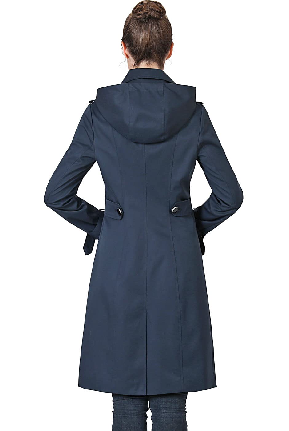 BGSD Women's Karla Waterproof Trench Coat - Classic & Plus Size Options | All-Weather Protection for Commuting, Travel & Outdoor Activities