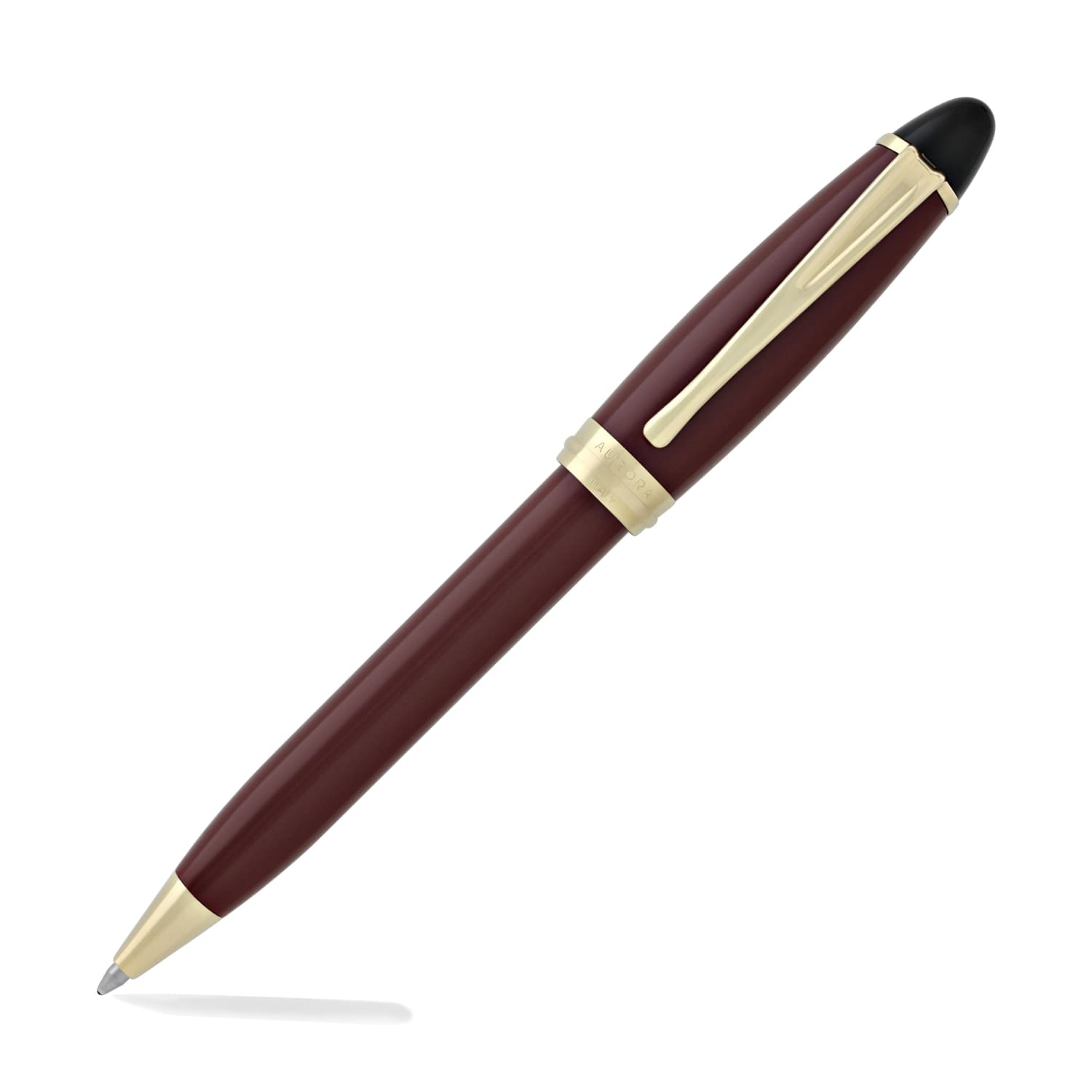 Aurora Ipsilon Luxury Resin Ballpoint Pen - Bordeaux Red | Premium Writing Instrument for Business, Gifts & Collectors