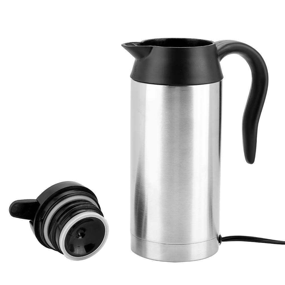 **Samfox 750ml Portable Electric Kettle - 24V Fast Heating Travel Water Boiler for Coffee, Tea & Instant Meals - Perfect for Camping, Office & Road Trips**