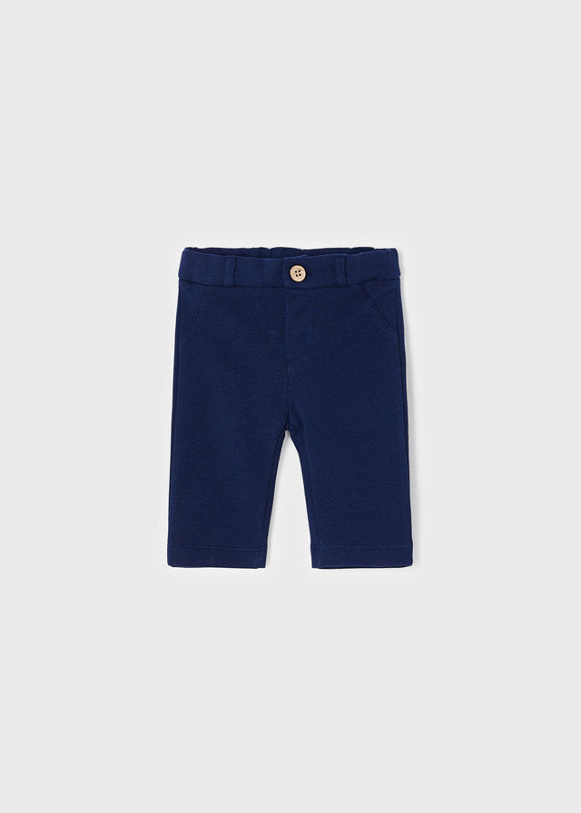 Stylish Night Blue Dress Pants for Newborn Boys | Soft & Comfortable Baby Boy Formal Wear | Perfect for Special Occasions, Photos & Holidays