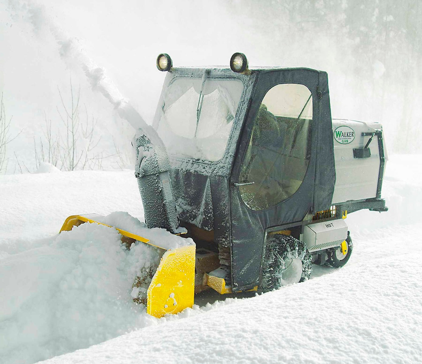 Walker Operator Soft Cab Attachment - Heavy Duty Weather Protection for Lawn Mowers & Tractors - Perfect for Winter Snow Plowing & All-Season Outdoor Work