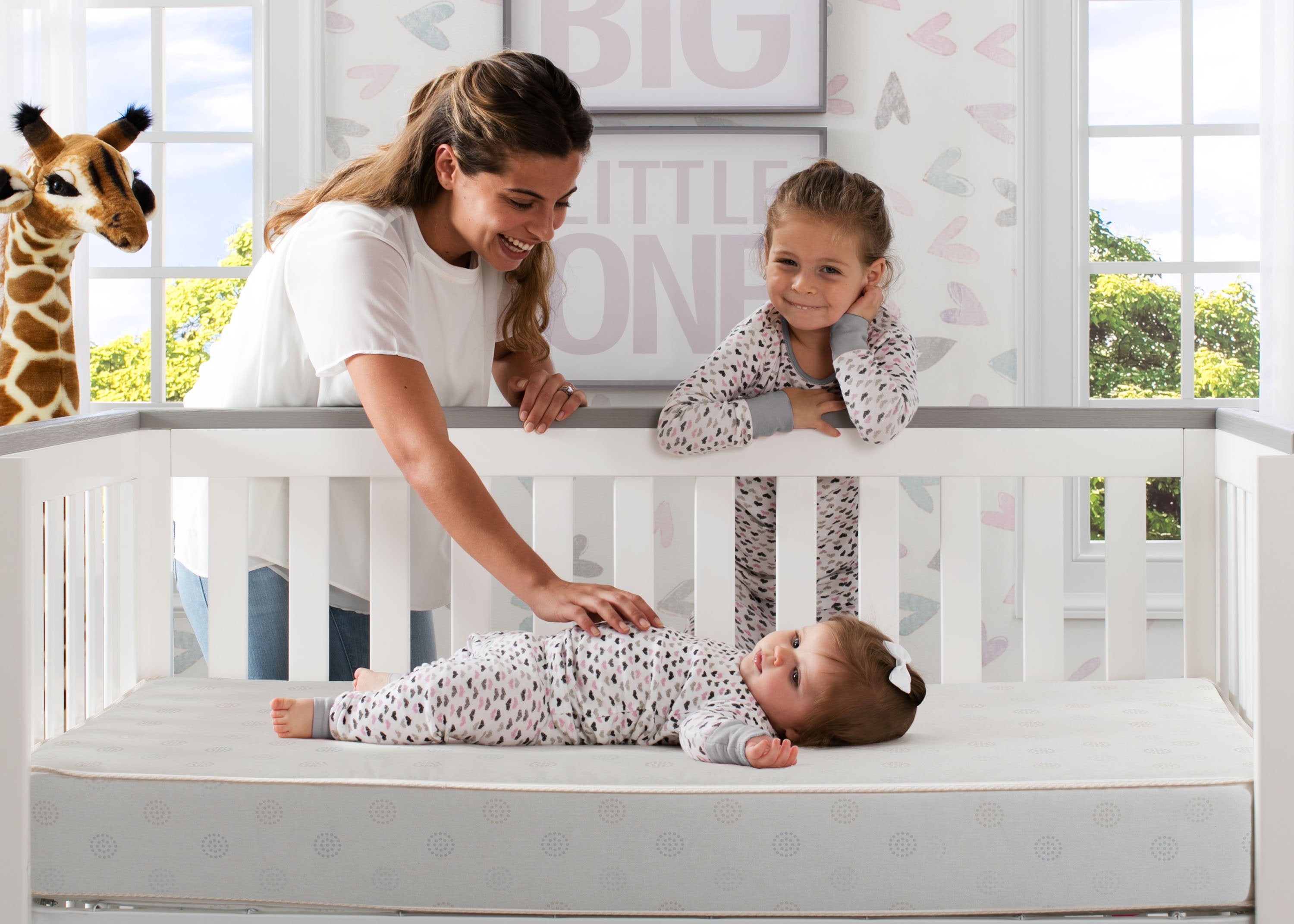 Sweet Bliss Dual-Sided Crib & Toddler Mattress - Breathable & Supportive for Baby & Kids - Perfect for Nursery, Daycare & Travel Use