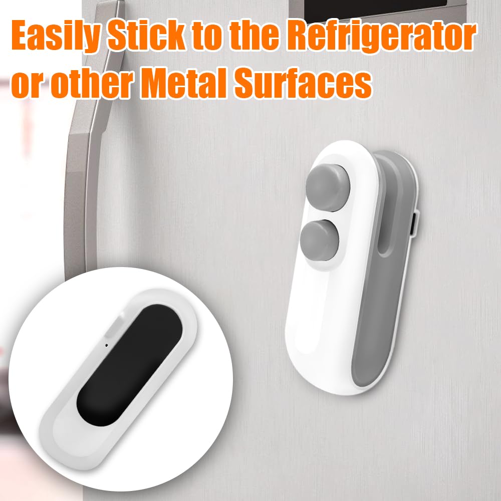 USB Rechargeable Mini Bag Sealer - 2-in-1 Handheld Heat Sealer & Cutter for Plastic Bags | Portable Food Storage Solution for Snacks, Chips & Freshness | Ideal for Home, Kitchen, Travel & Camping