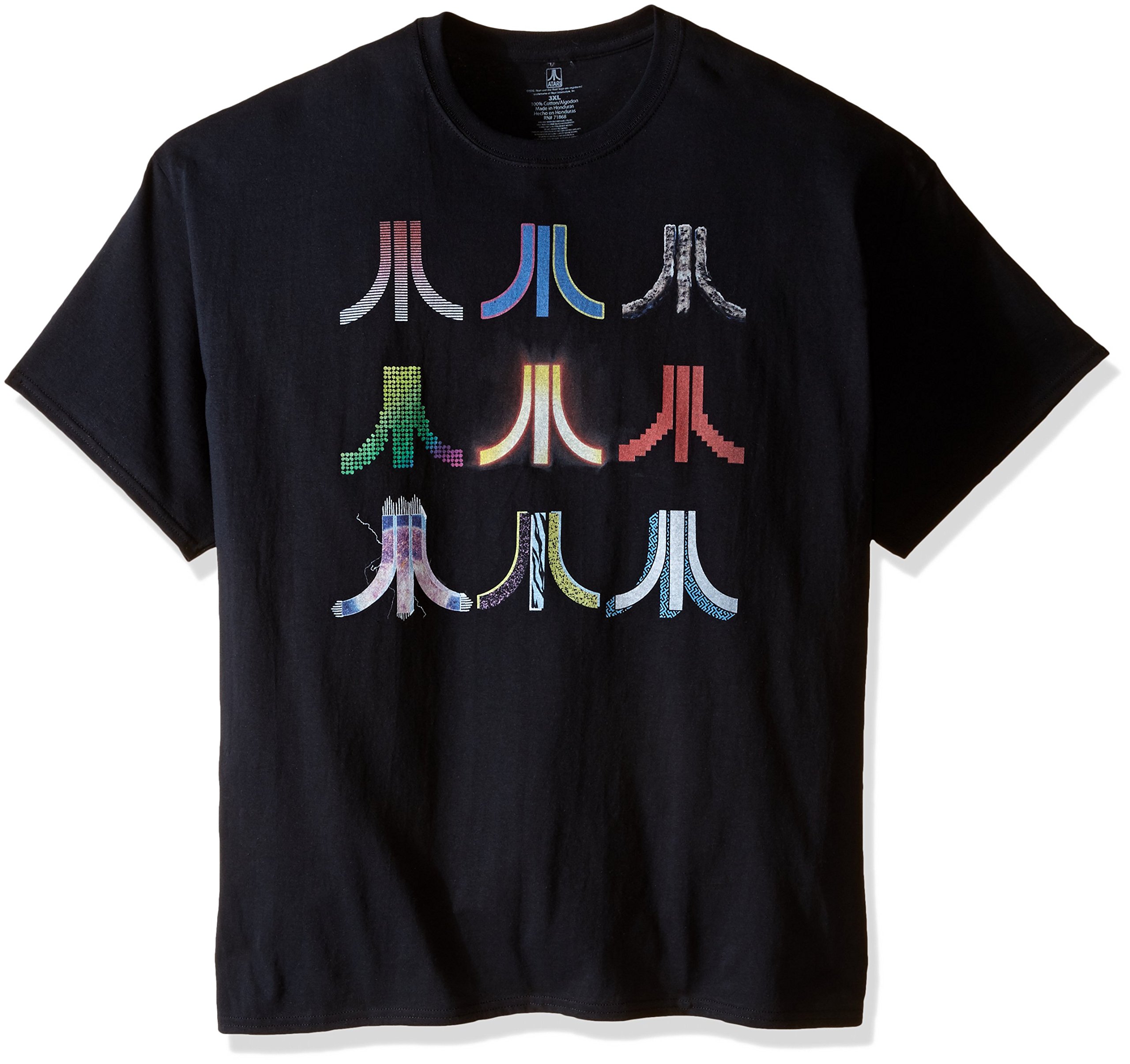 Atari Retro Gaming Logo Men's T-Shirt - Vintage Video Game Graphic Tee for Casual Wear, Gamer Outfits & 80s Nostalgia Fashion