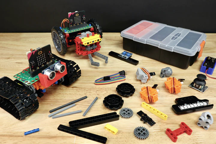 Bit Board Rover Kit - DIY Robotics Kit for Kids & Beginners | STEM Learning, Coding & Engineering Projects | Perfect for School, Home & Makerspace Activities