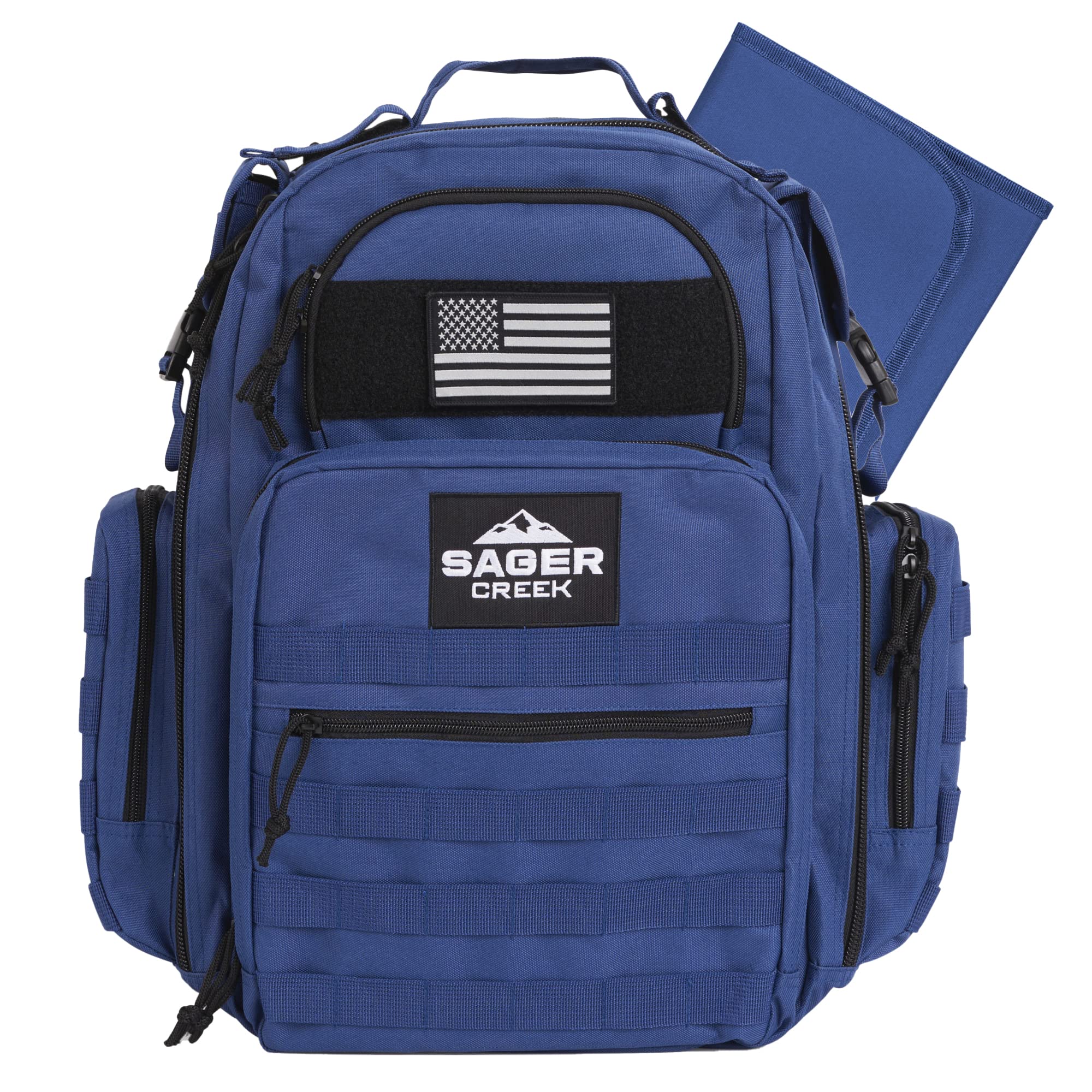 Premium Diaper Bag Backpack for Men - Waterproof Travel Baby Changing Station with Insulated Bottle Pockets | Perfect for Dads, Travel & On-The-Go Parenting (Sager Creek)
