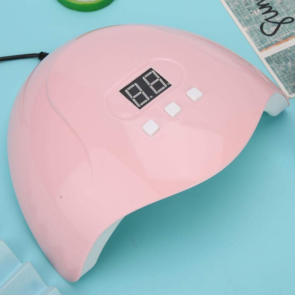 Professional LED UV Nail Gel Curing Lamp with LCD Display - Fast Drying for Hard Gel, Builder Gel & Gel Polish - Perfect for Home & Salon Manicures - Ideal for DIY Nail Art & Professional Nail Services (SUNX3)
