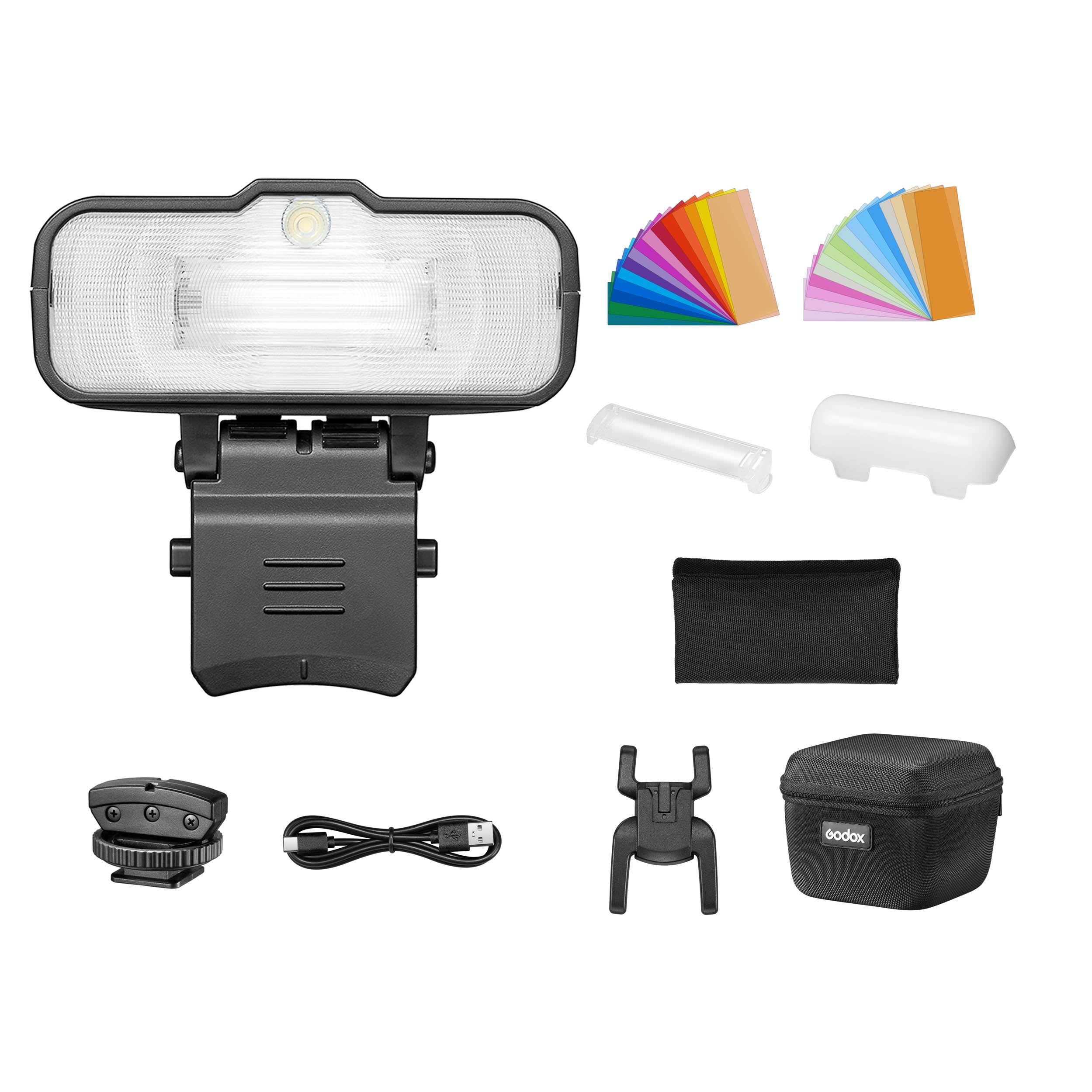MF12 12W 2.4GHz Ultra Compact Macro Flash with Optional Fitting - Perfect for DSLR Photography, Product Shots & Close-Up Macro Shooting