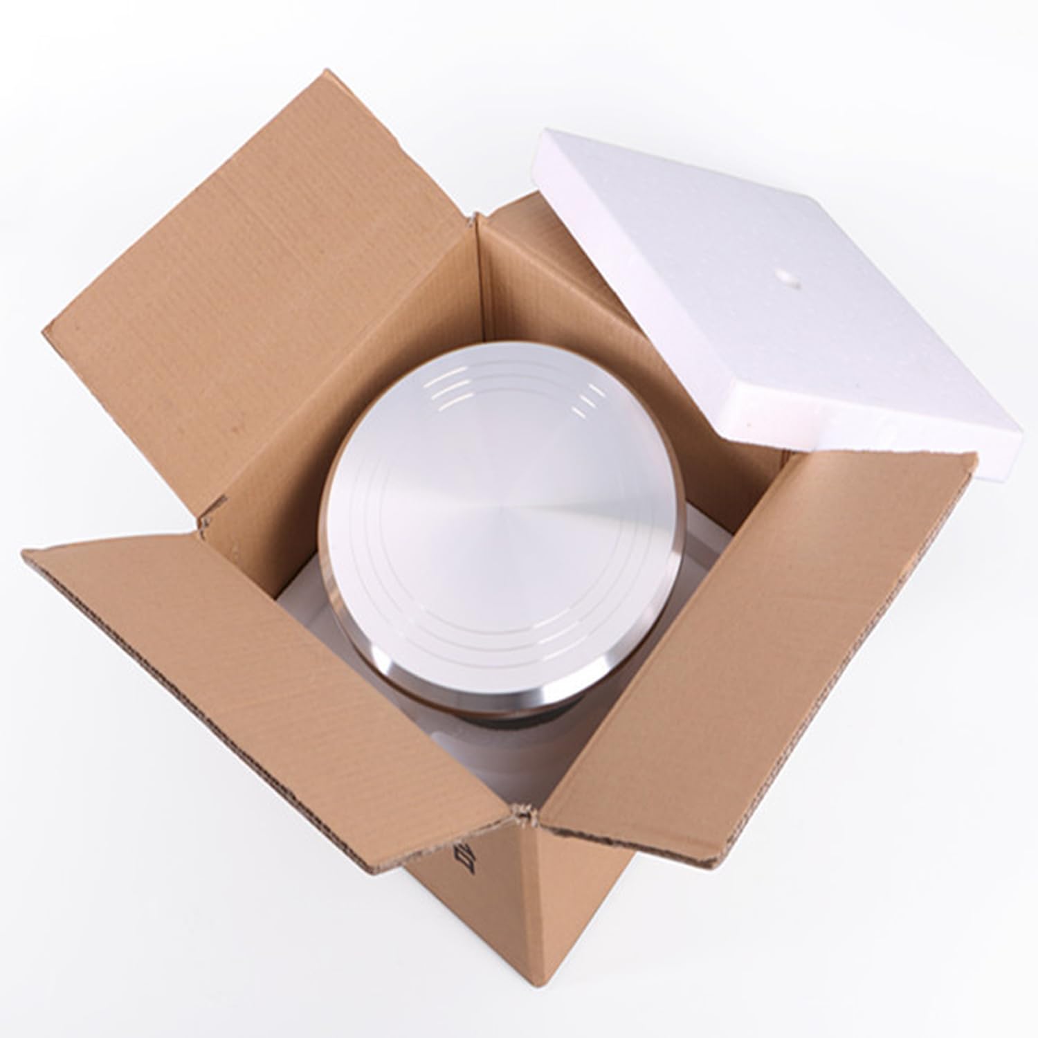 YAXI 10/12/14 Inch Aluminum Alloy Rotating Cake Stand - Revolving Cake Turntable for Baking, Cake Decorating & Cupcake Making - Perfect for Home Bakeries, Wedding Cakes & Birthday Party Desserts