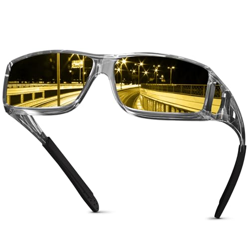 A03 Transparent Grey/ Yellow Night Vision Lens