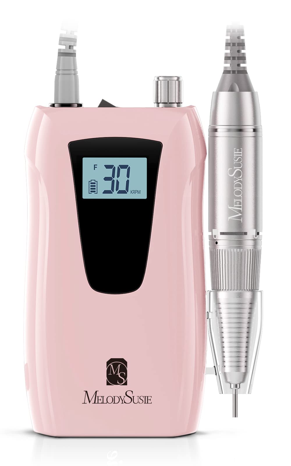 MelodySusie Rechargeable Nail Dust Collector with 30000 RPM Nail Drill - Professional Manicure & Pedicure Kit for Salon & Home Nail Care