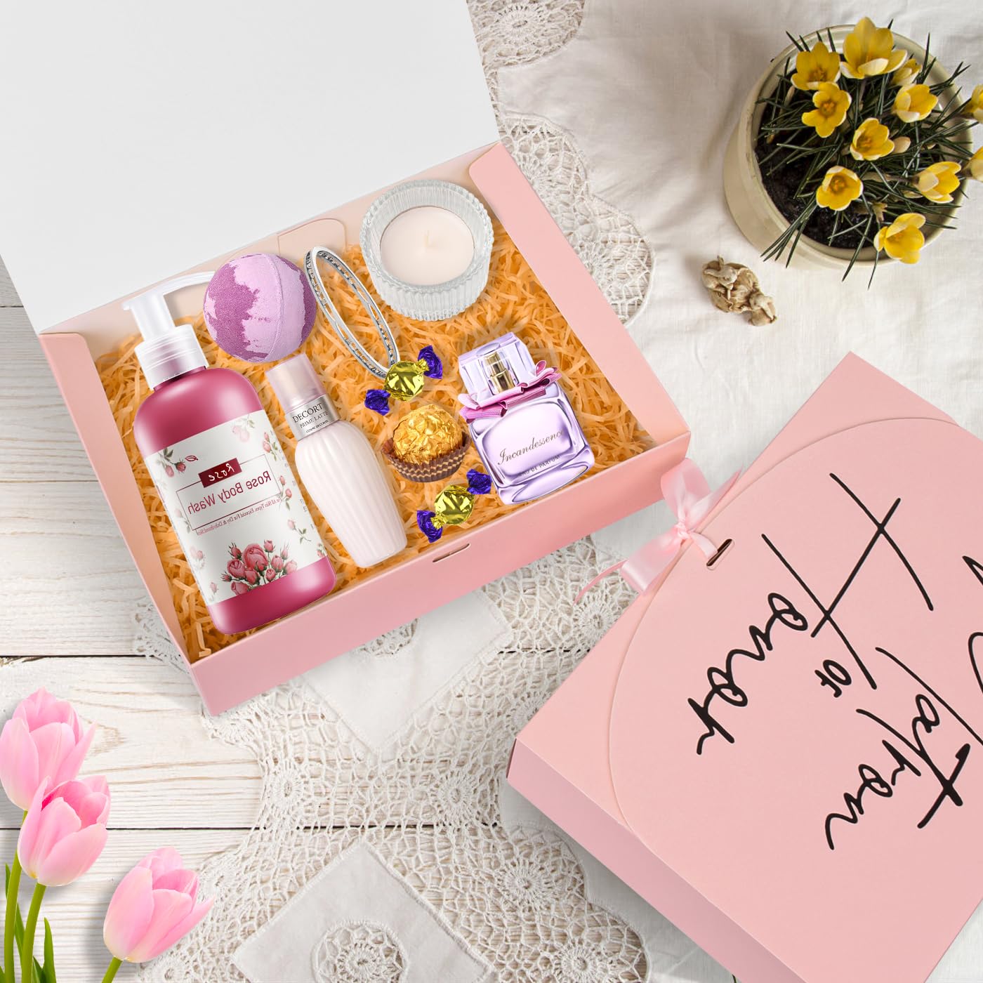Xylitic 8-Piece Bridesmaid Proposal Gift Box Set with Ribbon - Perfect for Maid of Honor, Matron of Honor & Bridesmaids - Wedding Party Proposal Gifts, Bridal Shower & Bachelorette Party Favors