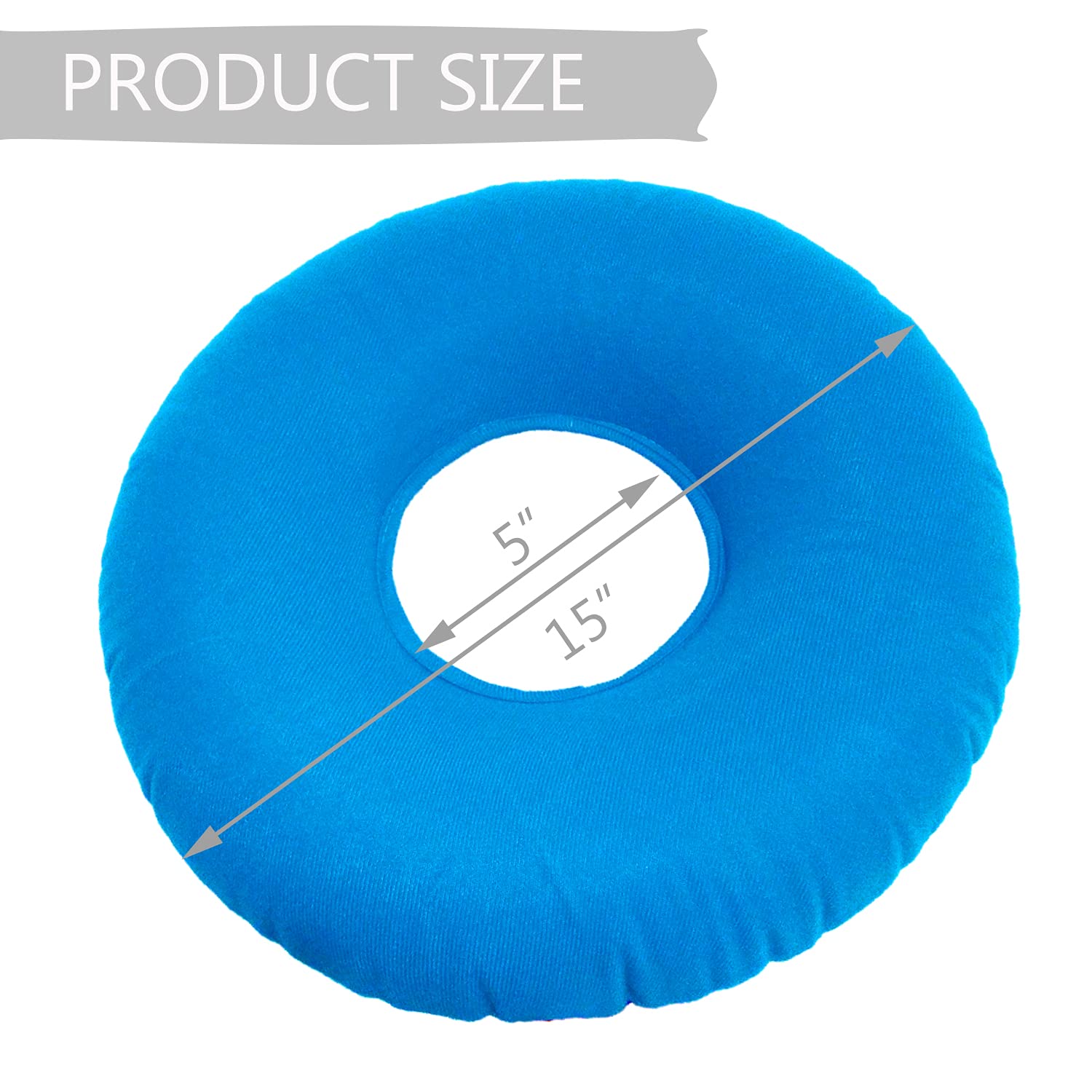 **Inflatable Donut Cushion for Tailbone Pain & Hemorrhoid Relief - 15