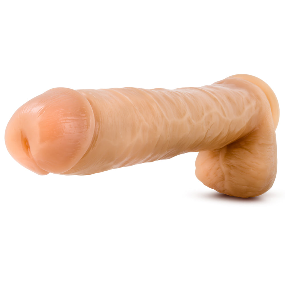Hung Rider Bruno Realistic 14 Inch Dildo - Lifelike Silicone Adult Toy for Men & Women - Perfect for Solo Play, Couples & BDSM Scenes